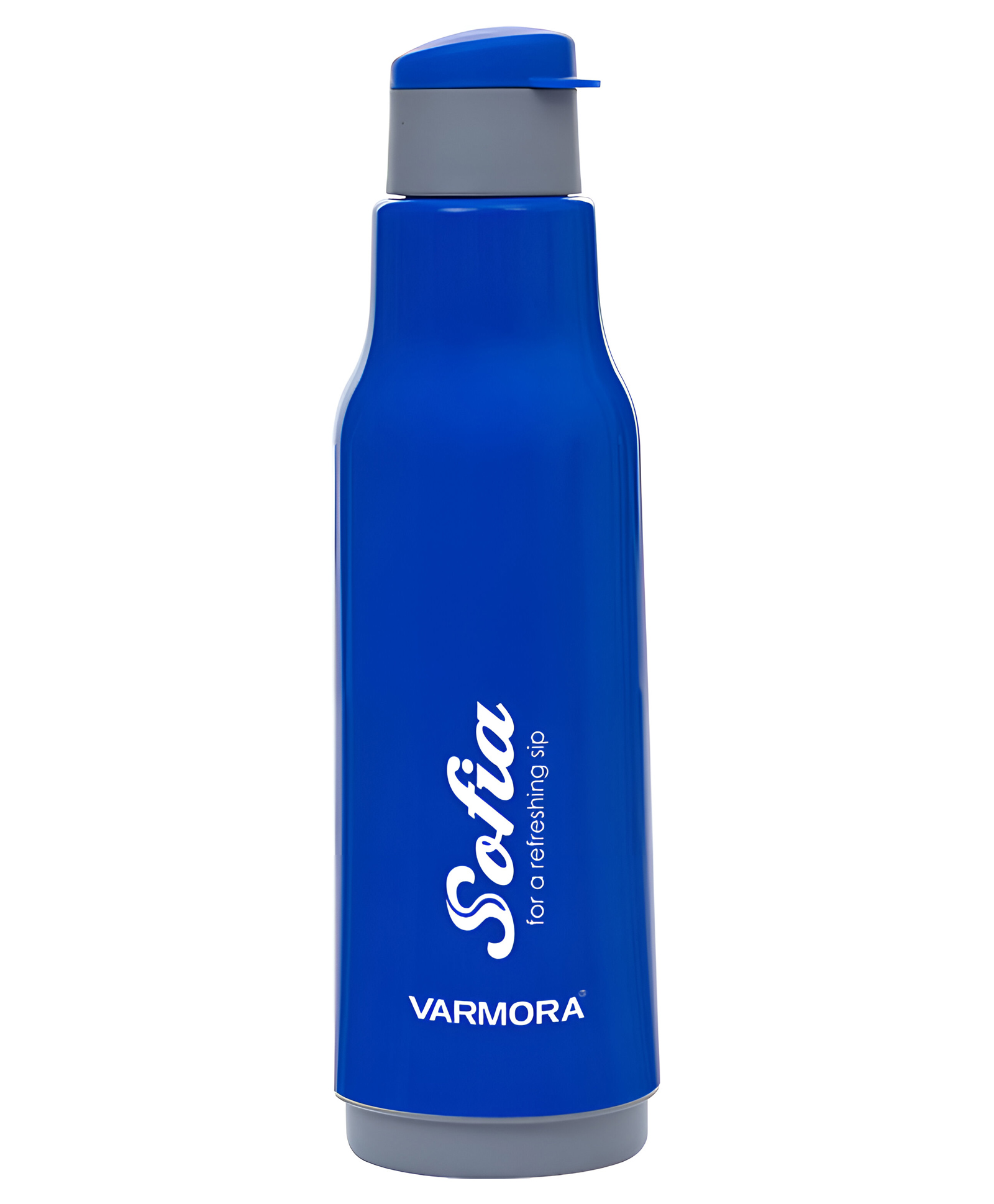 VARMORA HOMEWARE Sofia Insulated Bottle FDA Approved BPA-Free Hot & Cold Compatible - 600ml- Blue-picture-23