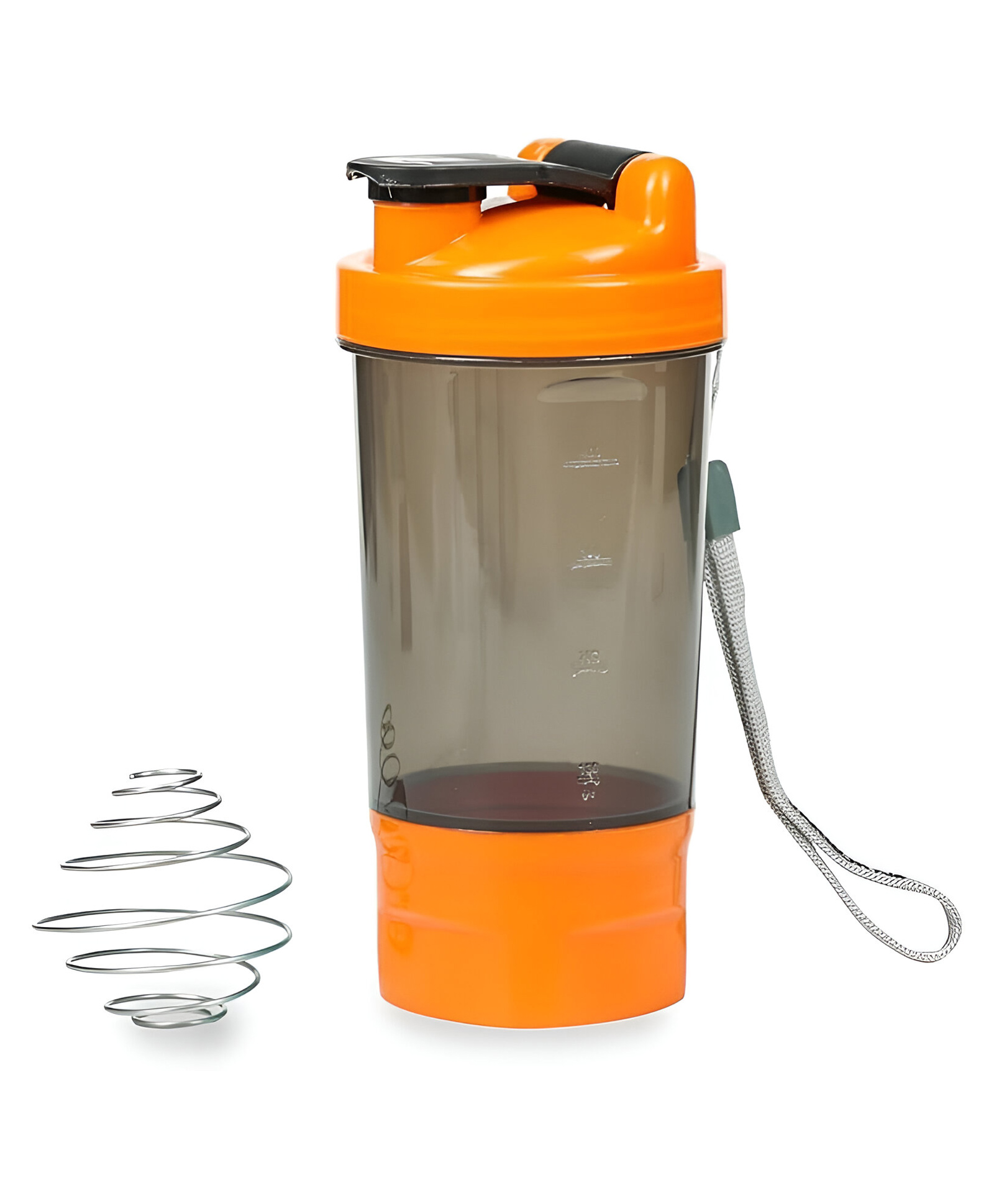 VARMORA HOMEWARE Protein Shaker For Gym - 575ml - Orange-image-26