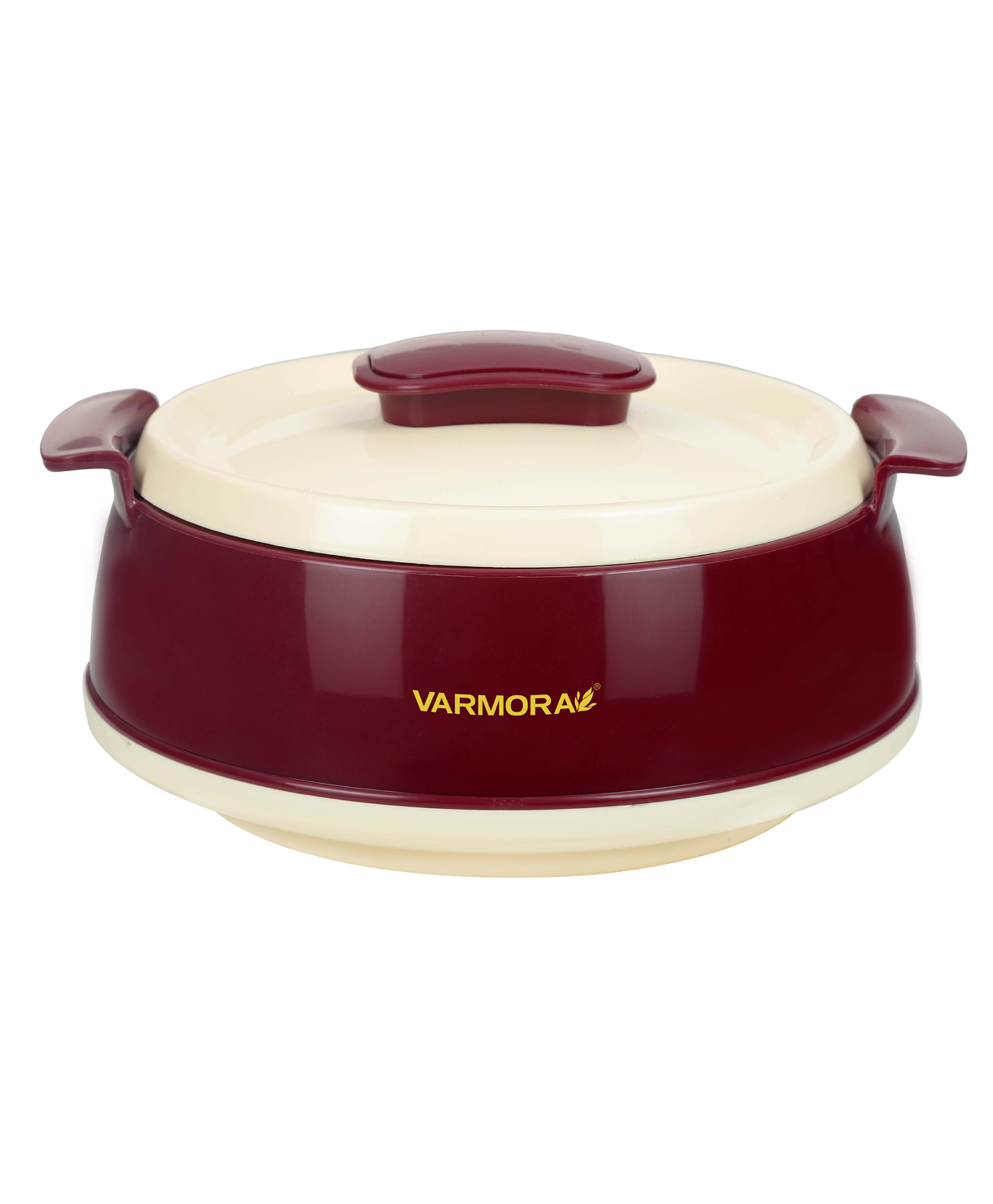 VARMORA Homeware Roma Insulated Hot Pot Casserole - 1600ml - Maroon-picture-24
