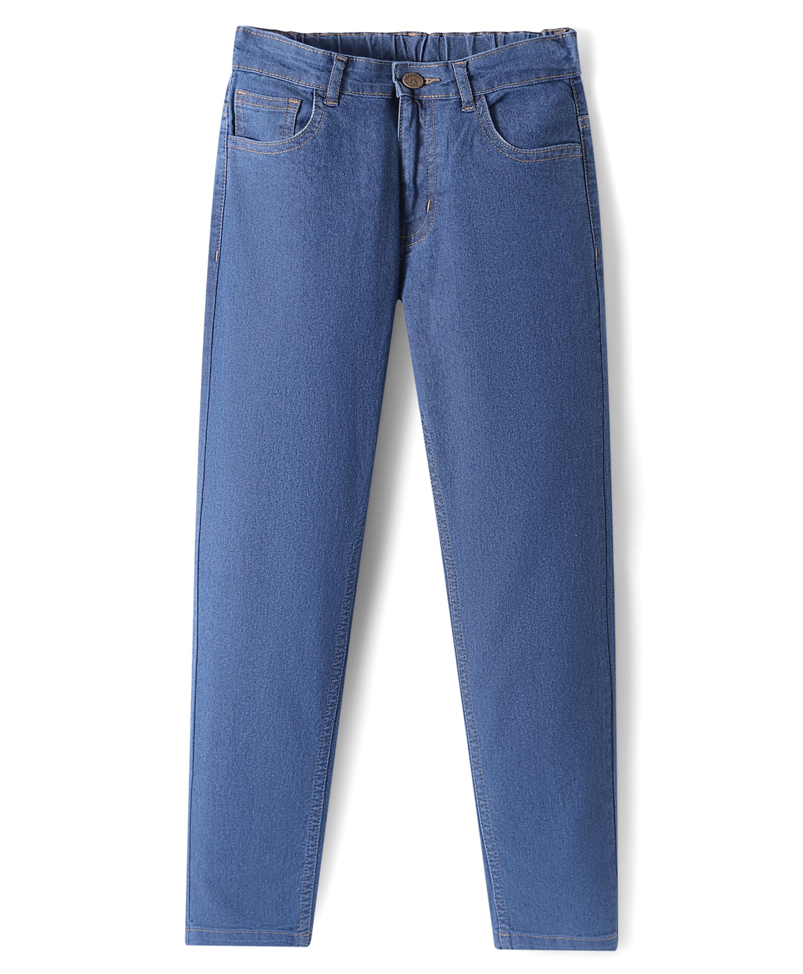 Pine Kids Woven Full Length Washed Denim Jeans - Blue-picture-20