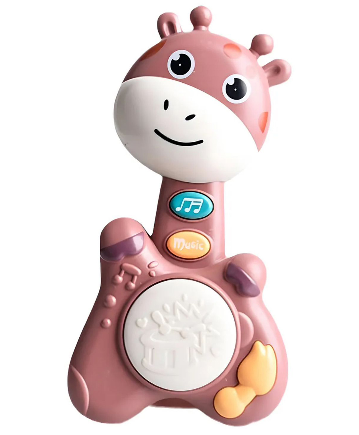 AKN TOYS Giraffe Shaped Early Education Toy with Lights and Sounds for Babies - Ideal for Soothing and Stimulating Senses - PACK OF 1 - COLOR MAY VARY-picture-13