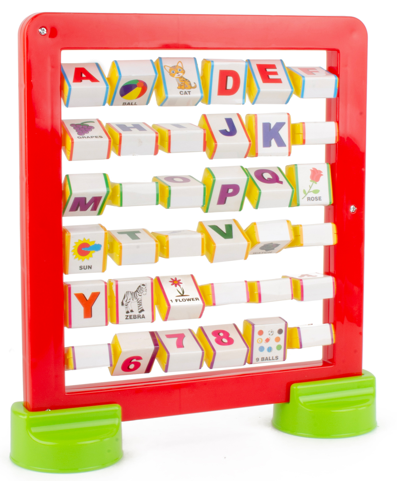 TOYFUN ABC Frame DxEducational learning frame for kidsMulticolour-image-2