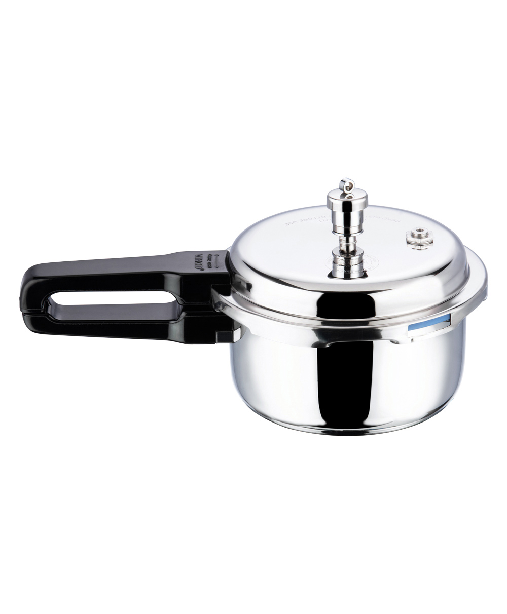 Vinod Platinum Triply Stainless Steel Outer Lid Pressure Cooker - 2 Ltrs (Induction Friendly)-picture-18