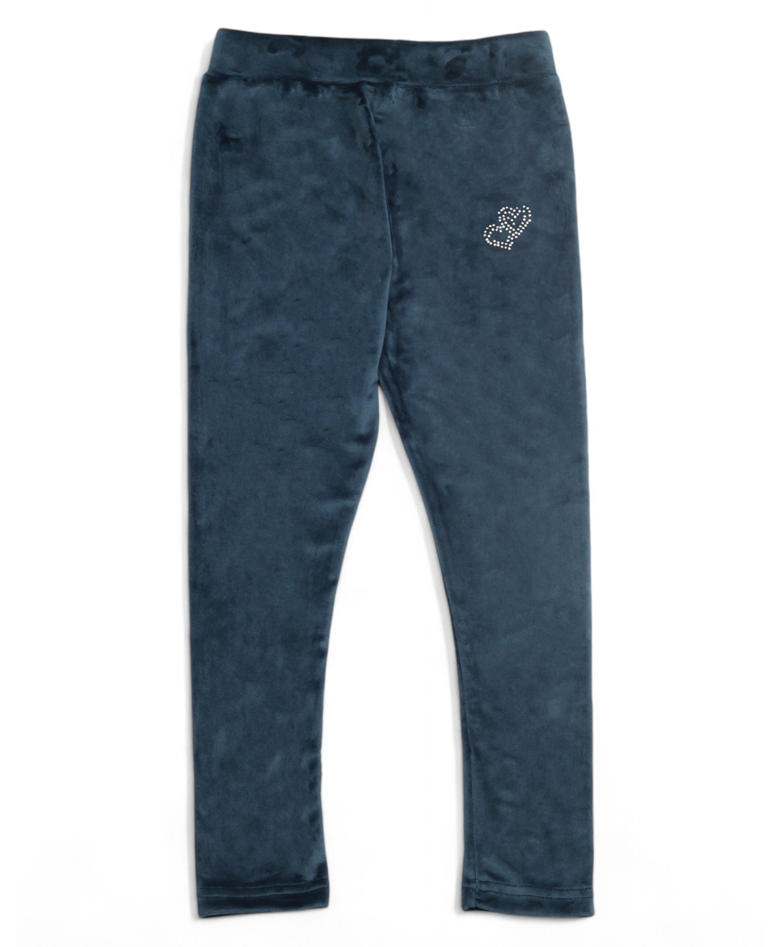 Lil Lollipop Velvet Hearts Designed Slim Fit Leggings - Green-picture-27