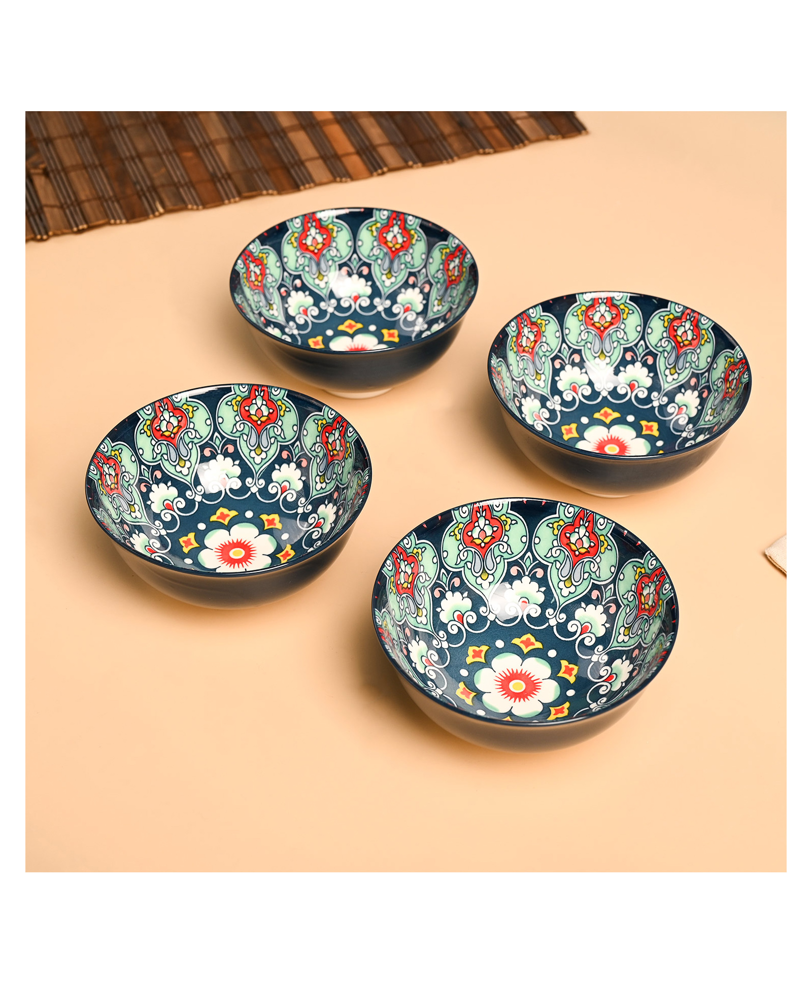 VONCASA Ceramic Bowl (Set of 4) 300ml-picture-16