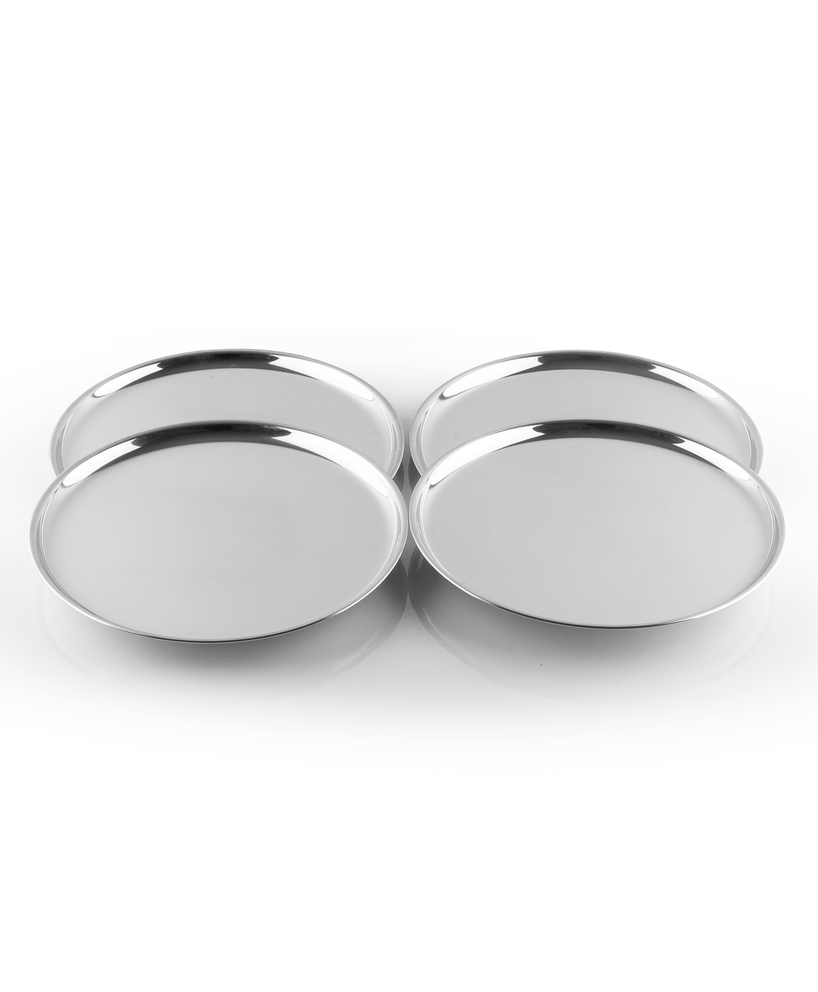 Omega Stainless Steel China Dinner Plate - 28.5 cm (Set of 4) (12/22)-image-20