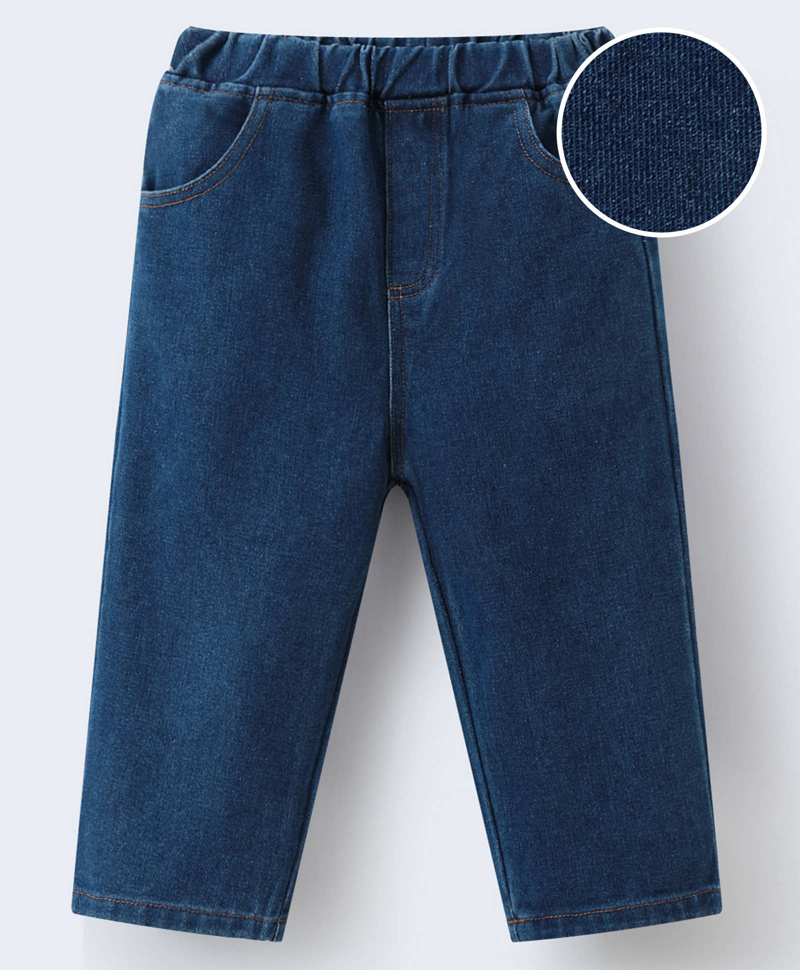 Mark & Mia Washed Denim Jeans - Blue-picture-15