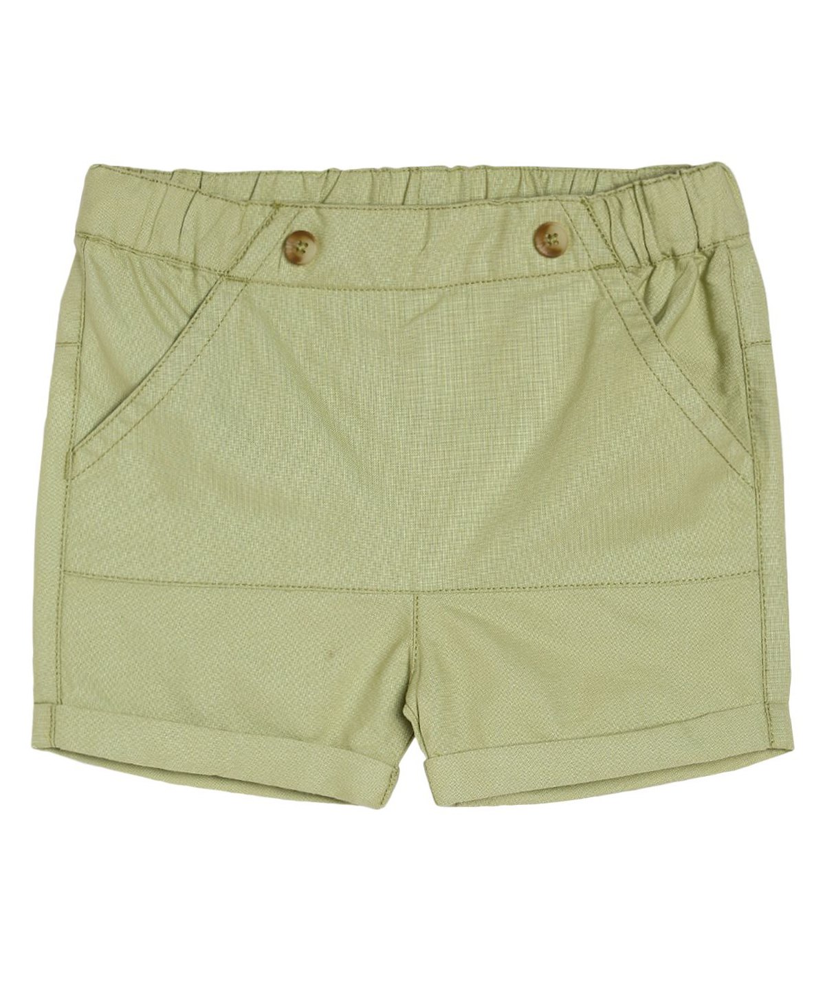 MINI KLUB Cotton Solid Shorts - Green-picture-34