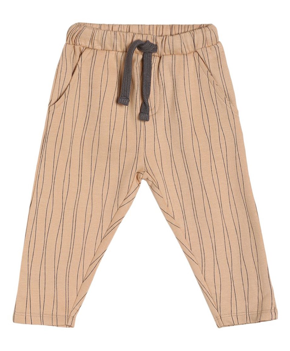 MINI KLUB Striped Pant - Beige-image-0