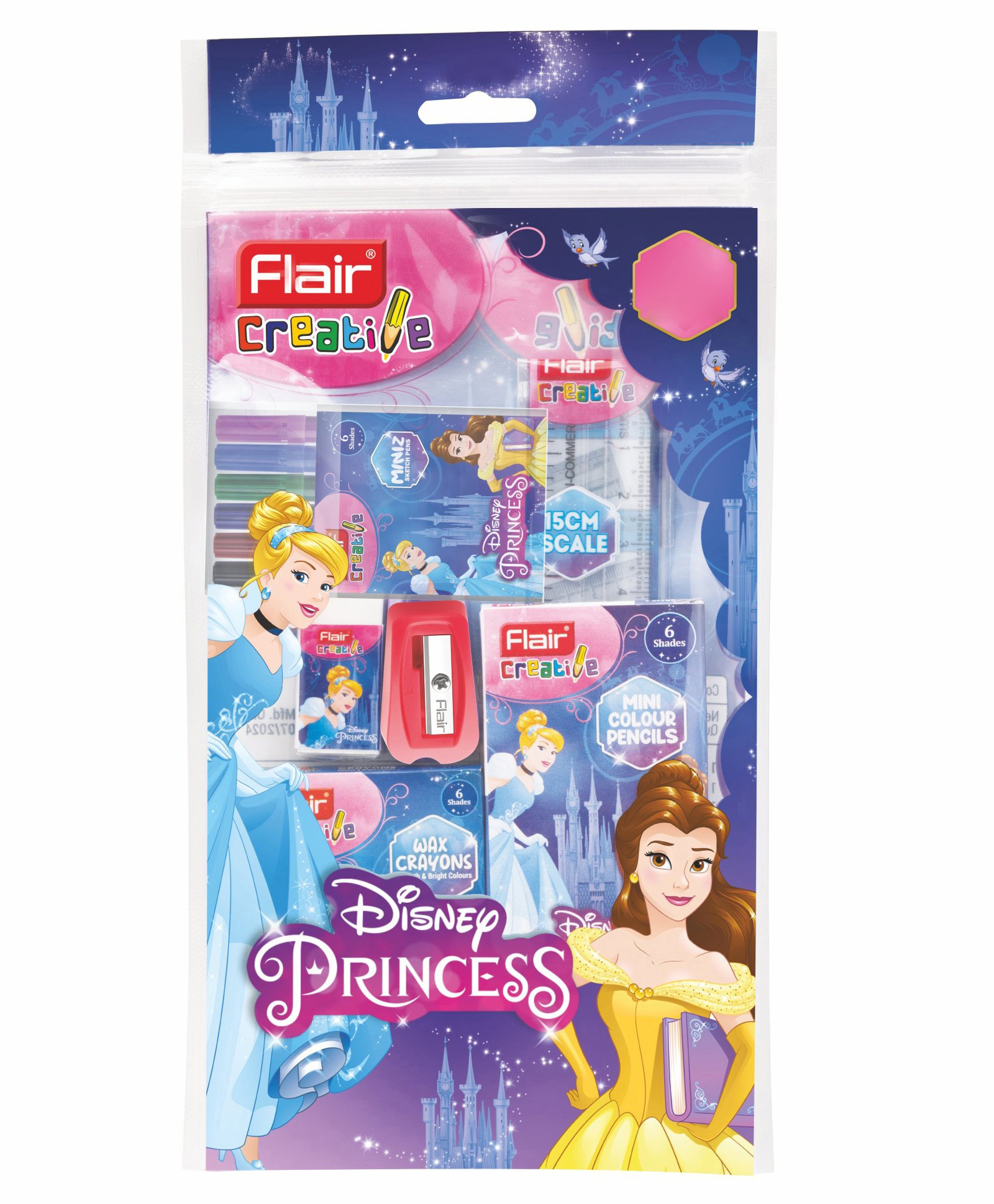 Flair Creative Disney Princess Stationary Kit - Pink-picture-28