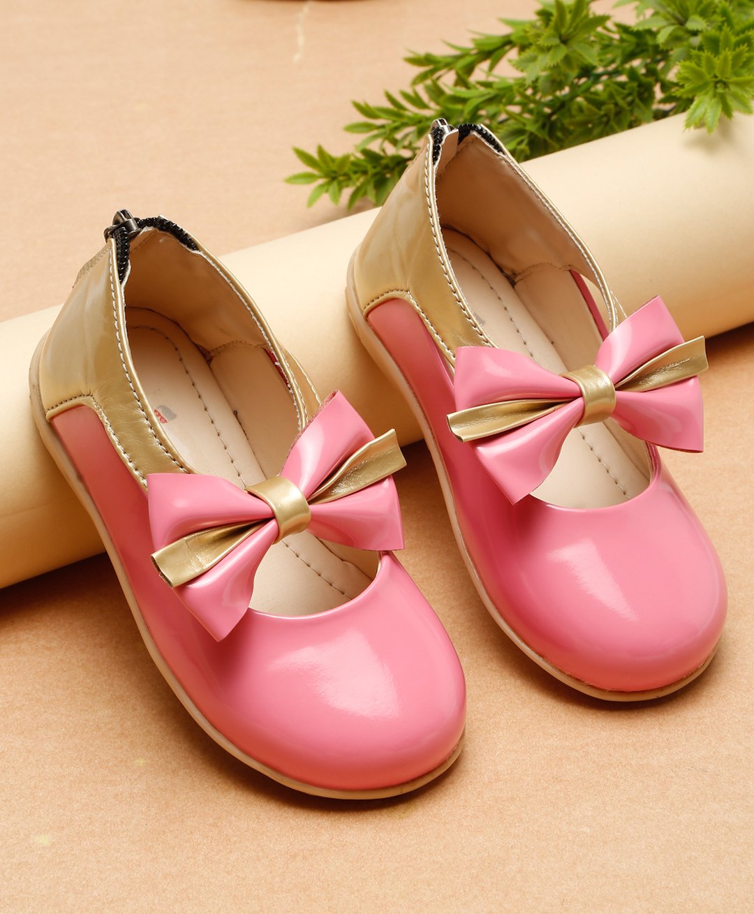 Tiny Bugs Bow Detailed Ballerinas - Pink-picture-22