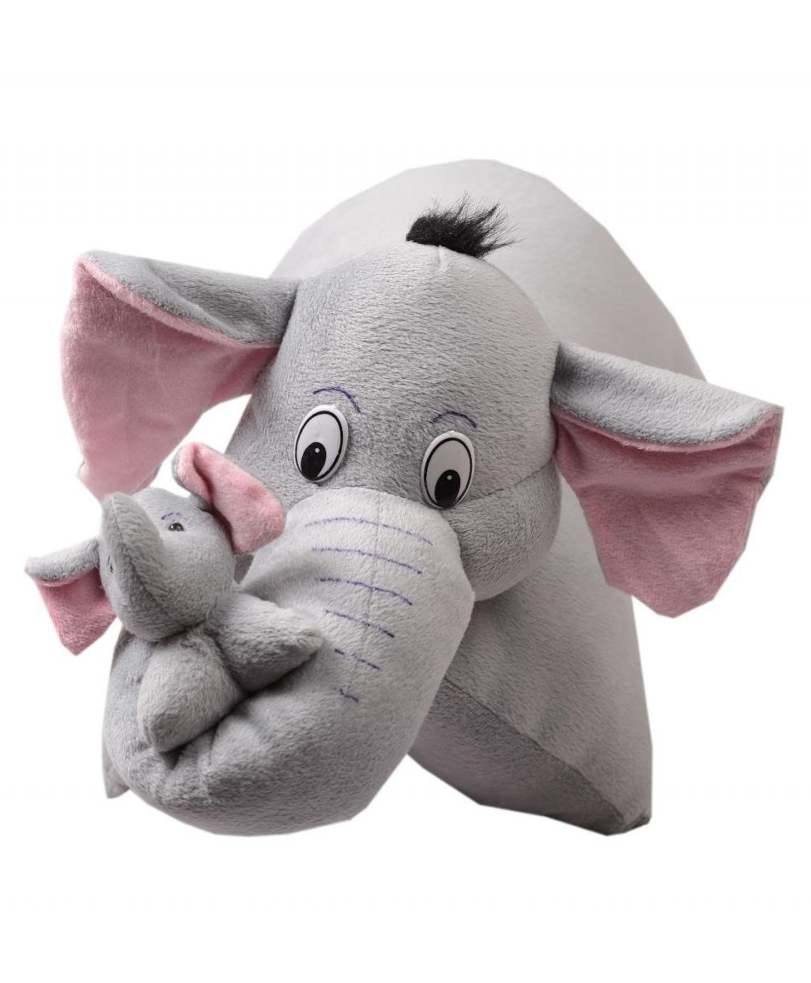 Tickles Elephant Soft Stuffed Plush Toy For Kids Boys & Girls Birthday Gifts (Length - 43 cm Color: Grey)-image-34