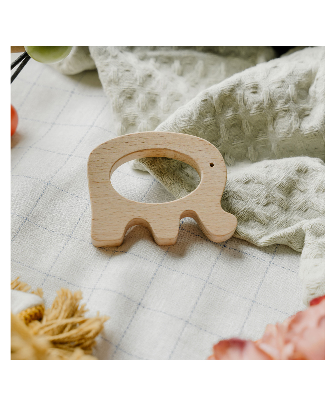 Wooden Elephant Teether-image-6