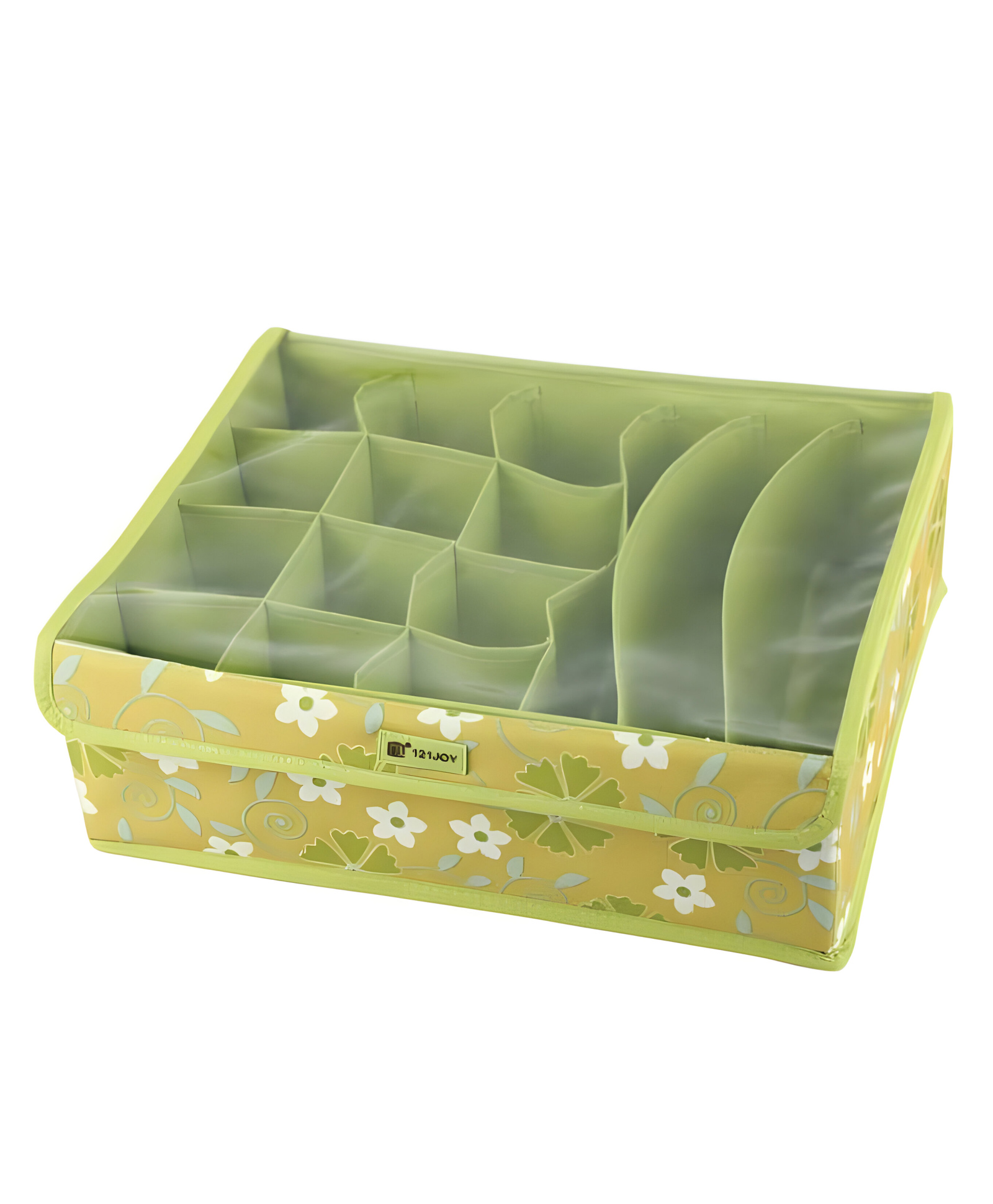 COZY VIBES Multi Compartment Foldable Storage Box Closet Storage for UG Bra Underwear Socks Tie Scarf-PACK OF 1-COLOR MAY VARY-image-42