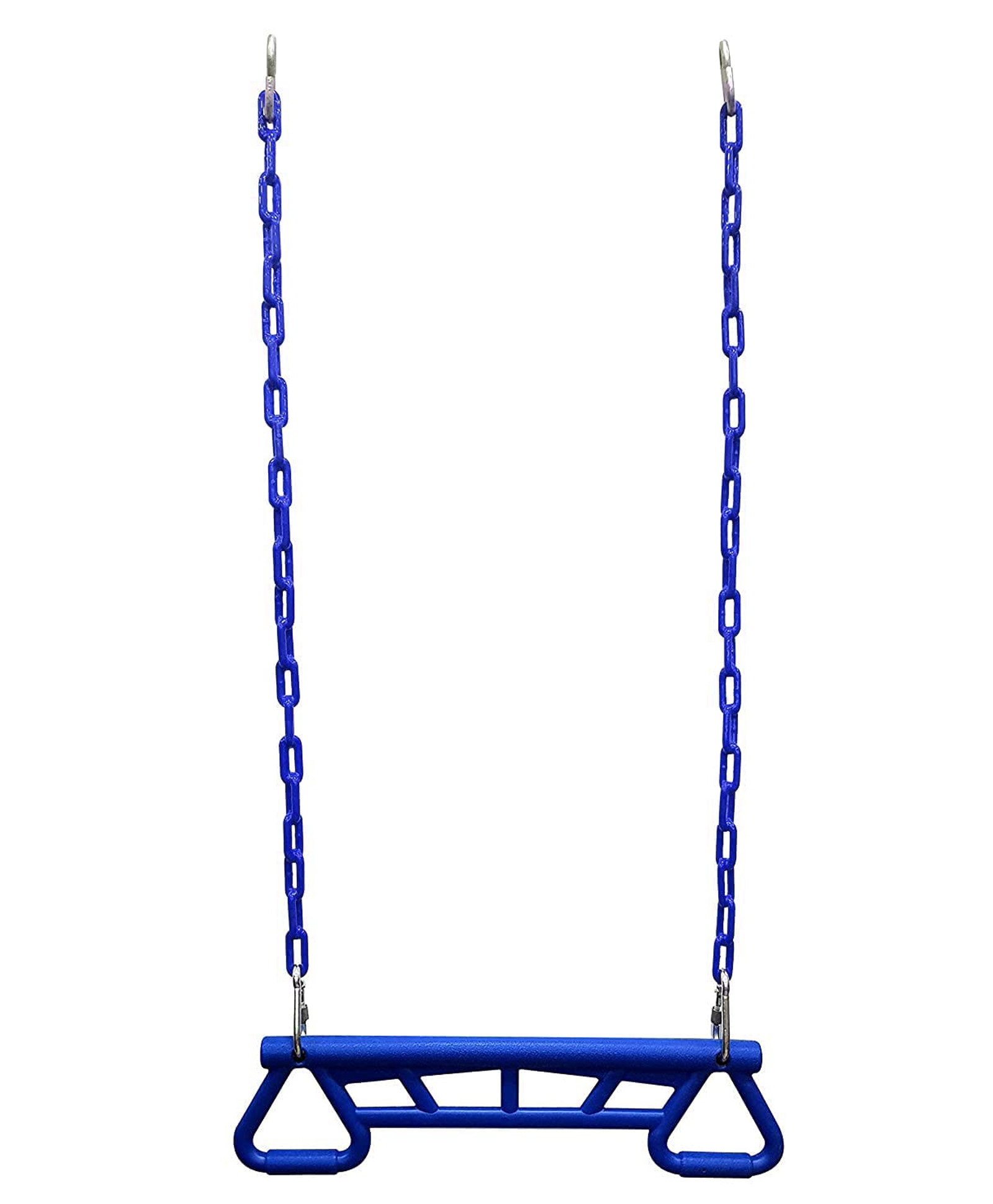 REZNOR Trapeze Swing Bar Playset Plastic Gym Trapeze Bar for Kids, Blue-picture-24