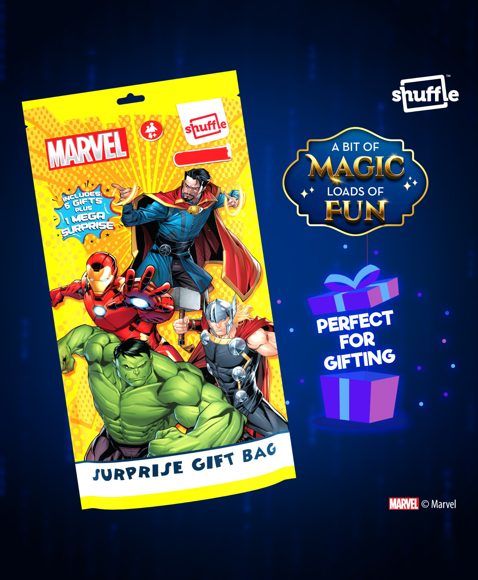 Marvel Surprise Gift Bag - Yellow-image-2