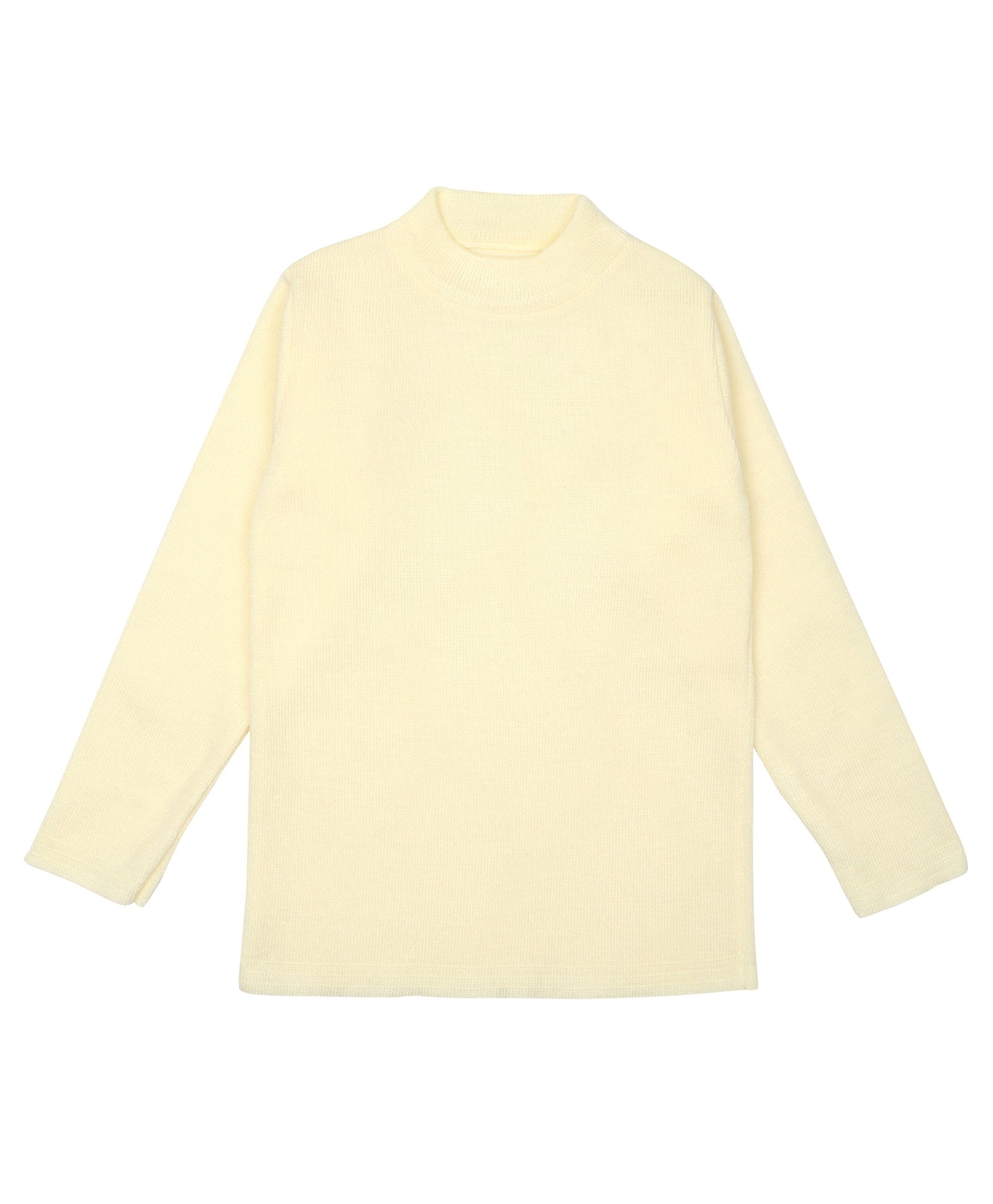 Elefantino Full Sleeves Solid Sweater - White-image-42
