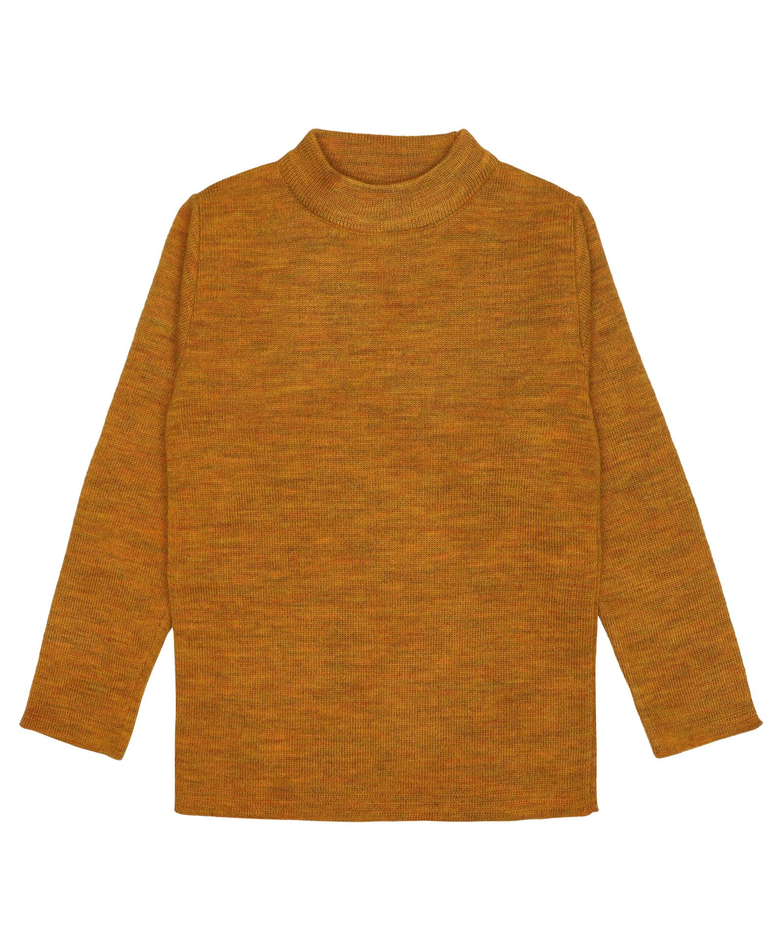 Elefantino Full Sleeves Solid Sweater - Mustard-picture-17