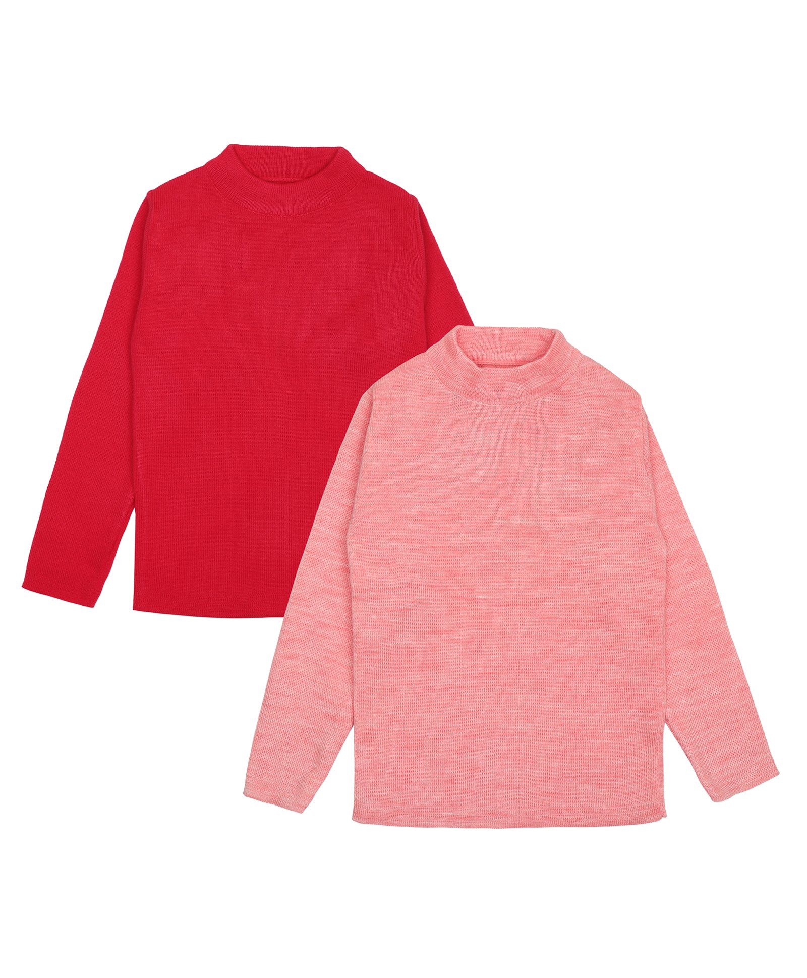 Elefantino Pack Of 2 Full Sleeves Solid Sweater - Magenta & Pink-picture-11