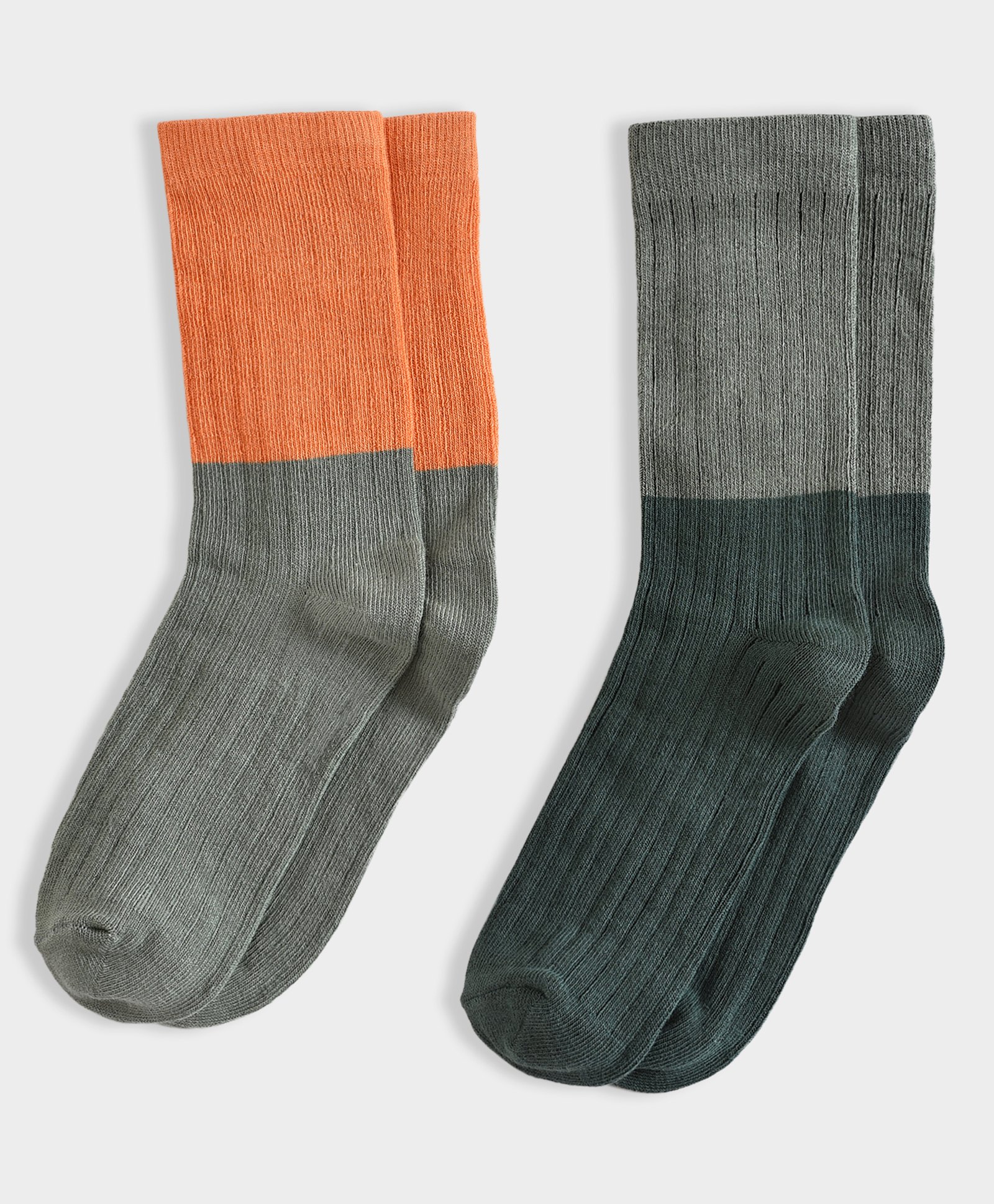 Mi Arcus Pack Of 2 Color Blocked Socks - Multi Colour-image-21