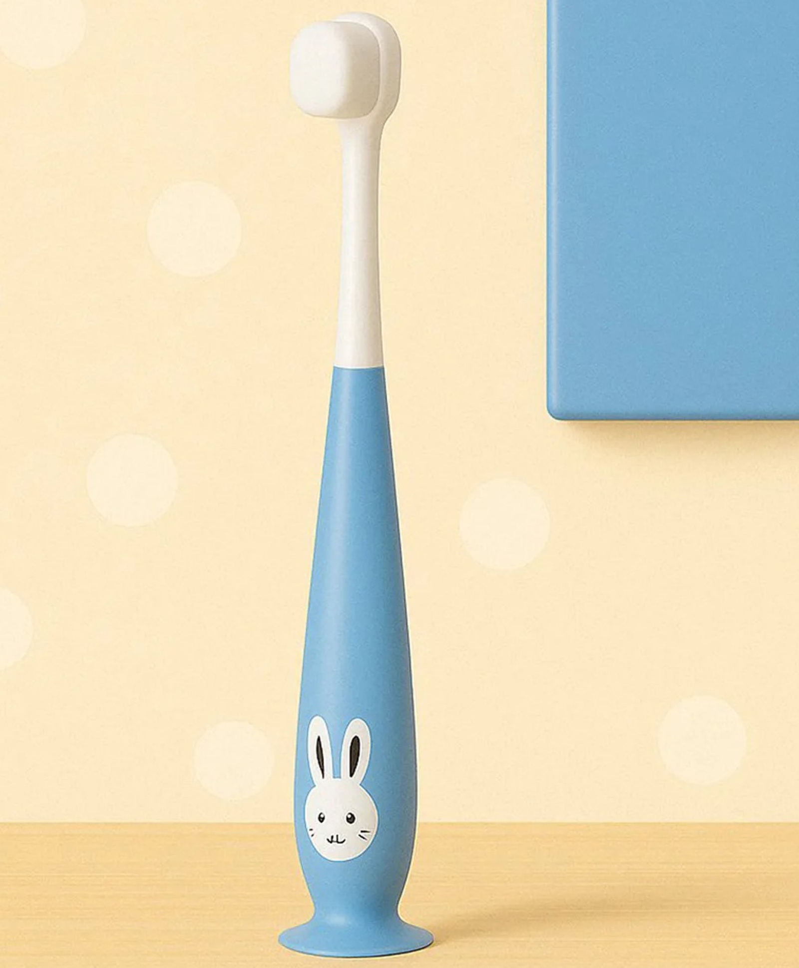 Luvlittle Baby Toothbrush I Supersoft Bristles & Section Cup Base Tooth Brush for Kids/Babies/Toddlers - Blue (Pack of 1)