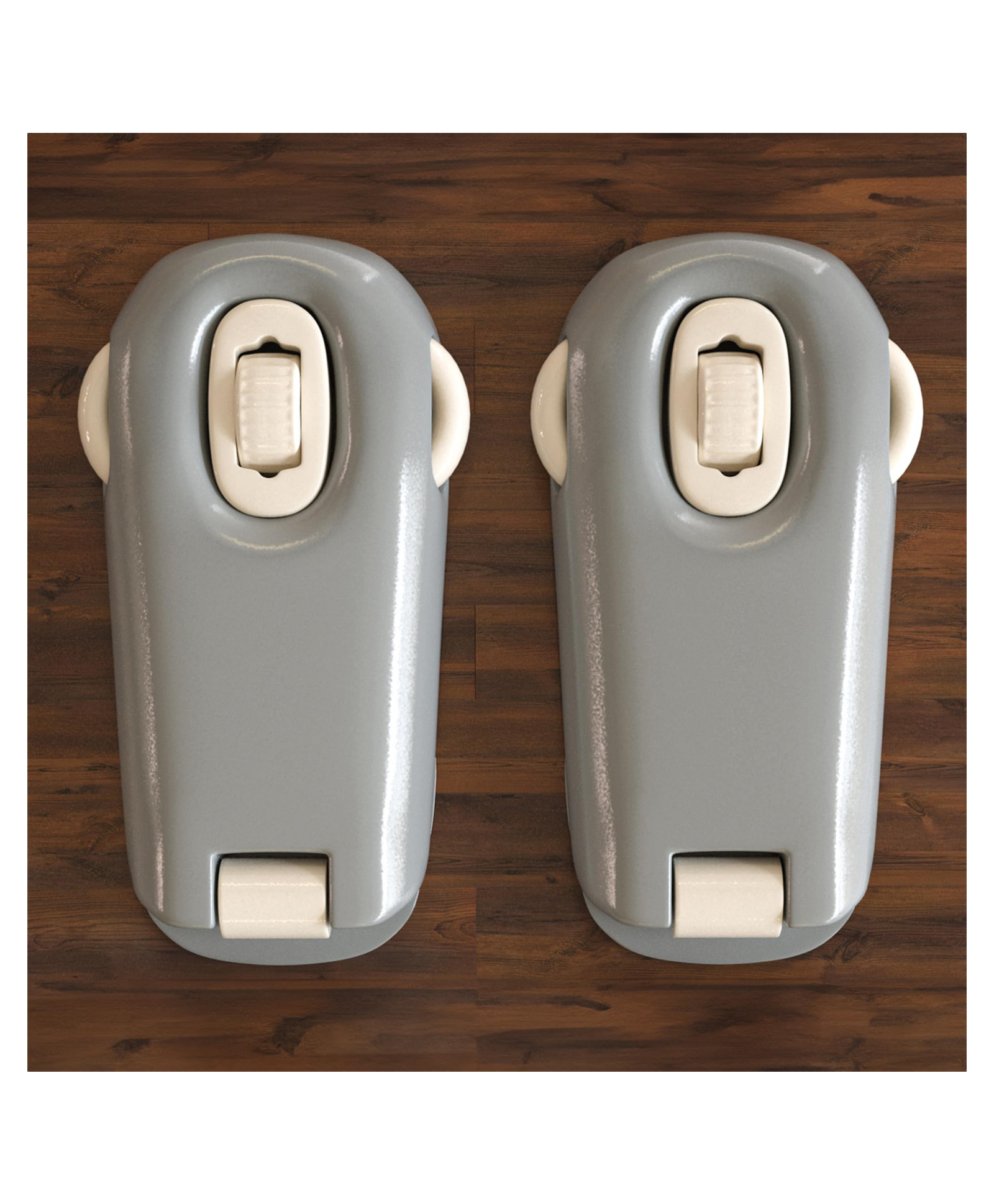 Baybee 2 Pcs Baby Safety Lock for Kids, Door Stopper for Baby Proofing Products with 3M Adhesive, Child Safety Locks for Drawers Fridge Cupboard Cabinet Lock for Infants (Grey)-picture-25