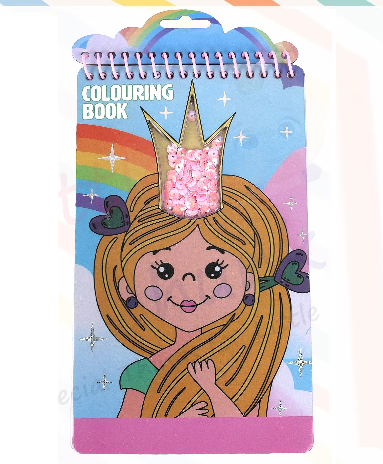 Mermaid Colouring Book for Kids Spiral Bound Art & Activity Book with Cute Illustrations (Multicolor) - English-image-30