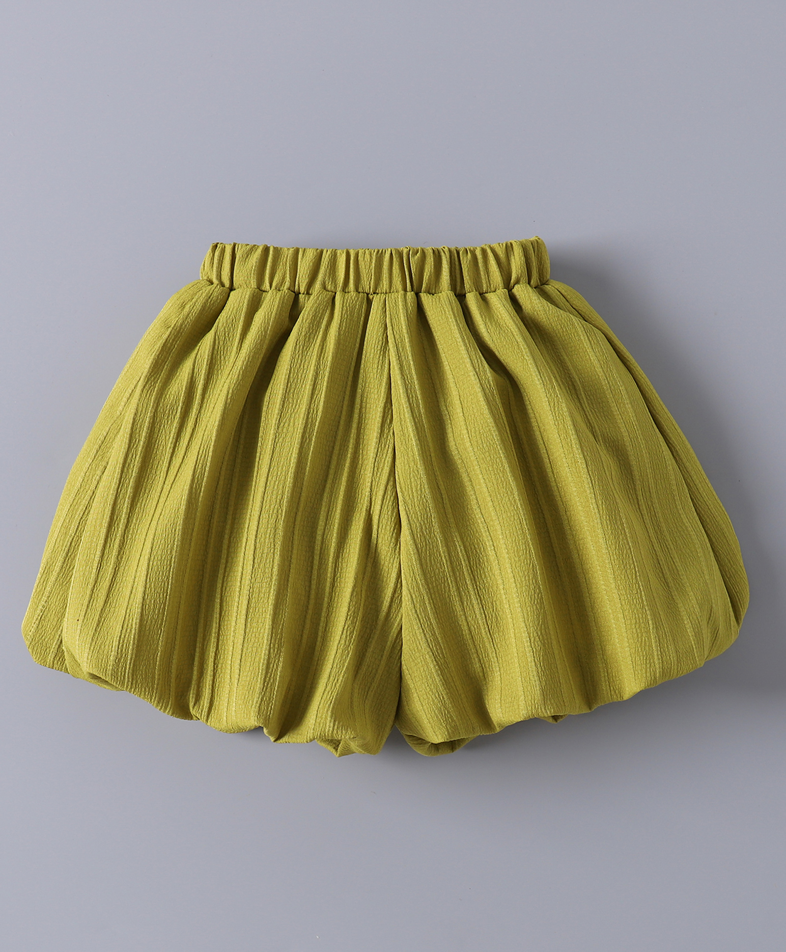 Mark & Mia Solid Textured Shorts -Green-image-25