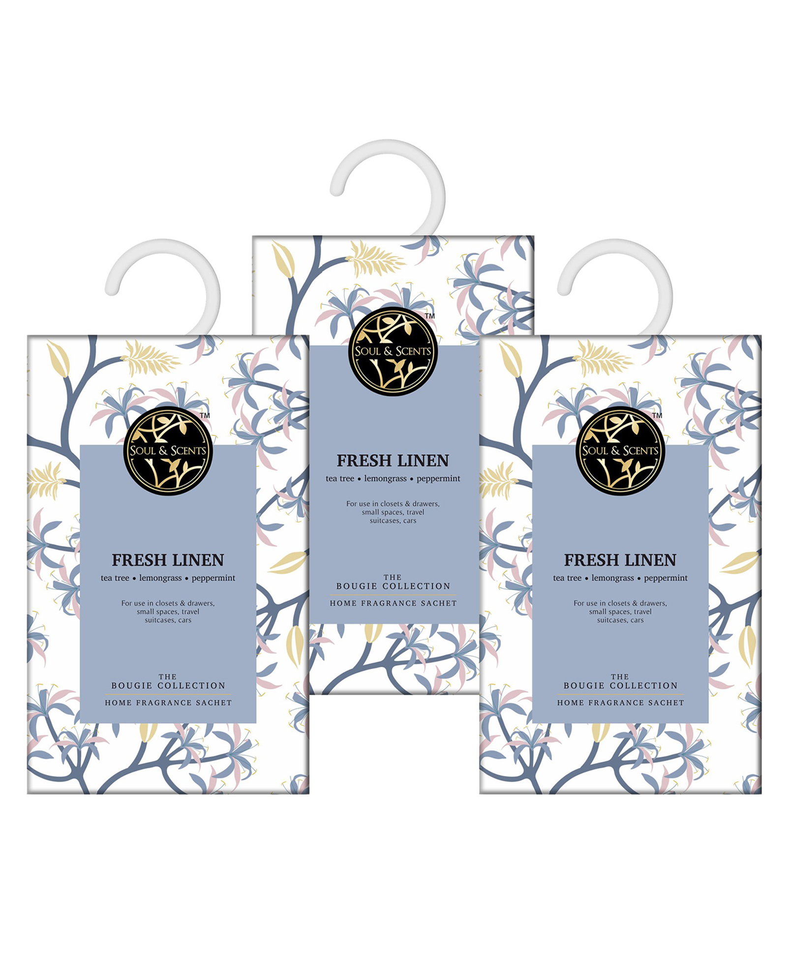 Soul & Scents Fresh Linen Fragrance Pack of 3 20 g Each-image-36