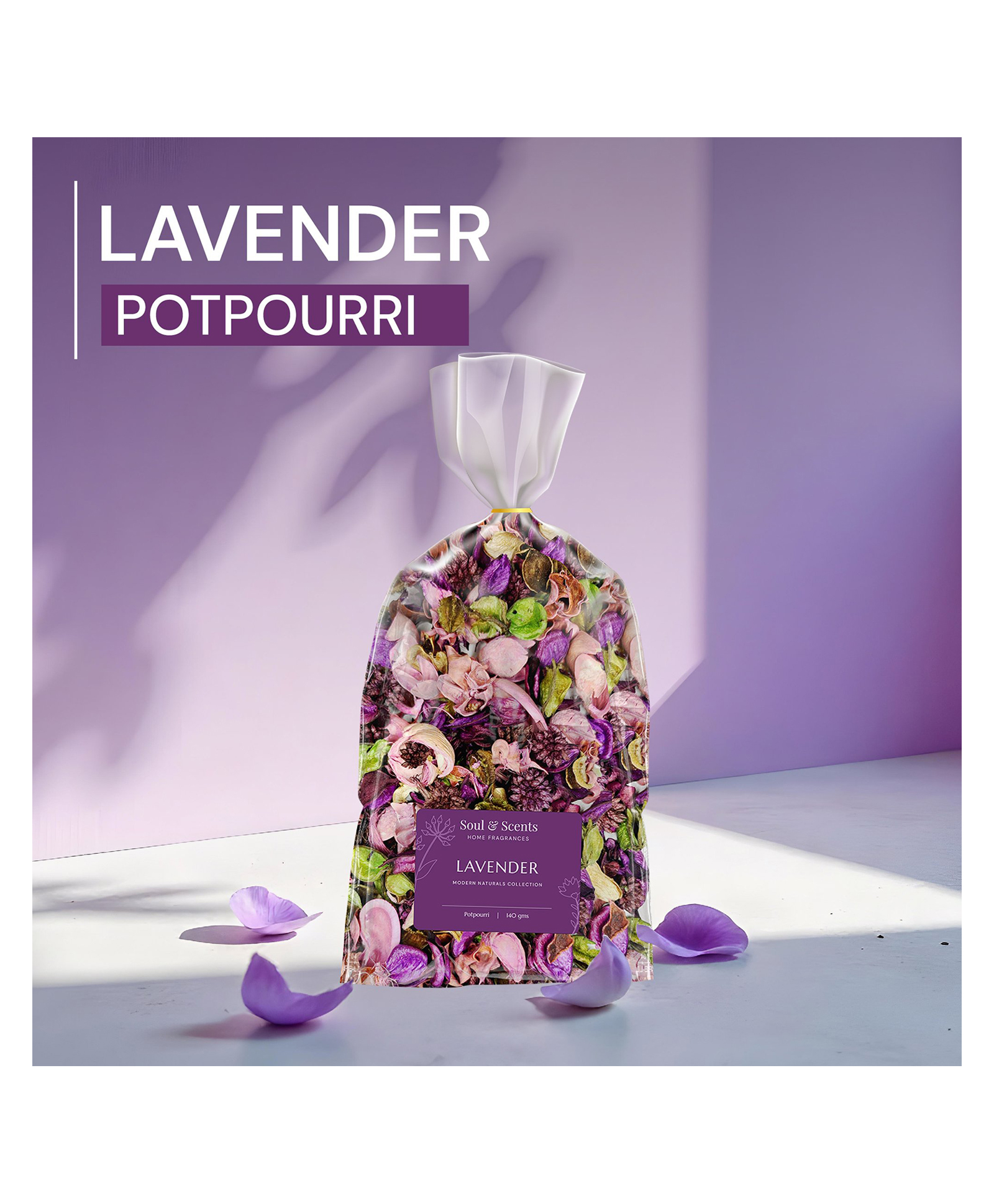 Soul & Scents Lavender Potpourri Pack of 2 140 gm Each-picture-32