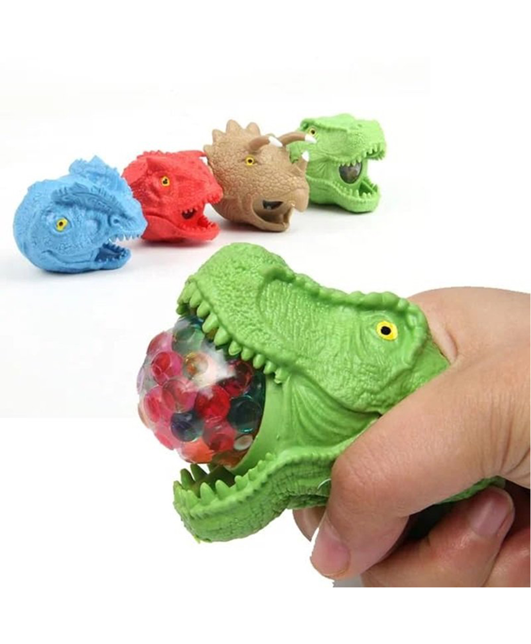 Sanjary Dinosaur Squeeze Ball, Stress Relief pack of 2 Squeezing Ball color design may vary-picture-48