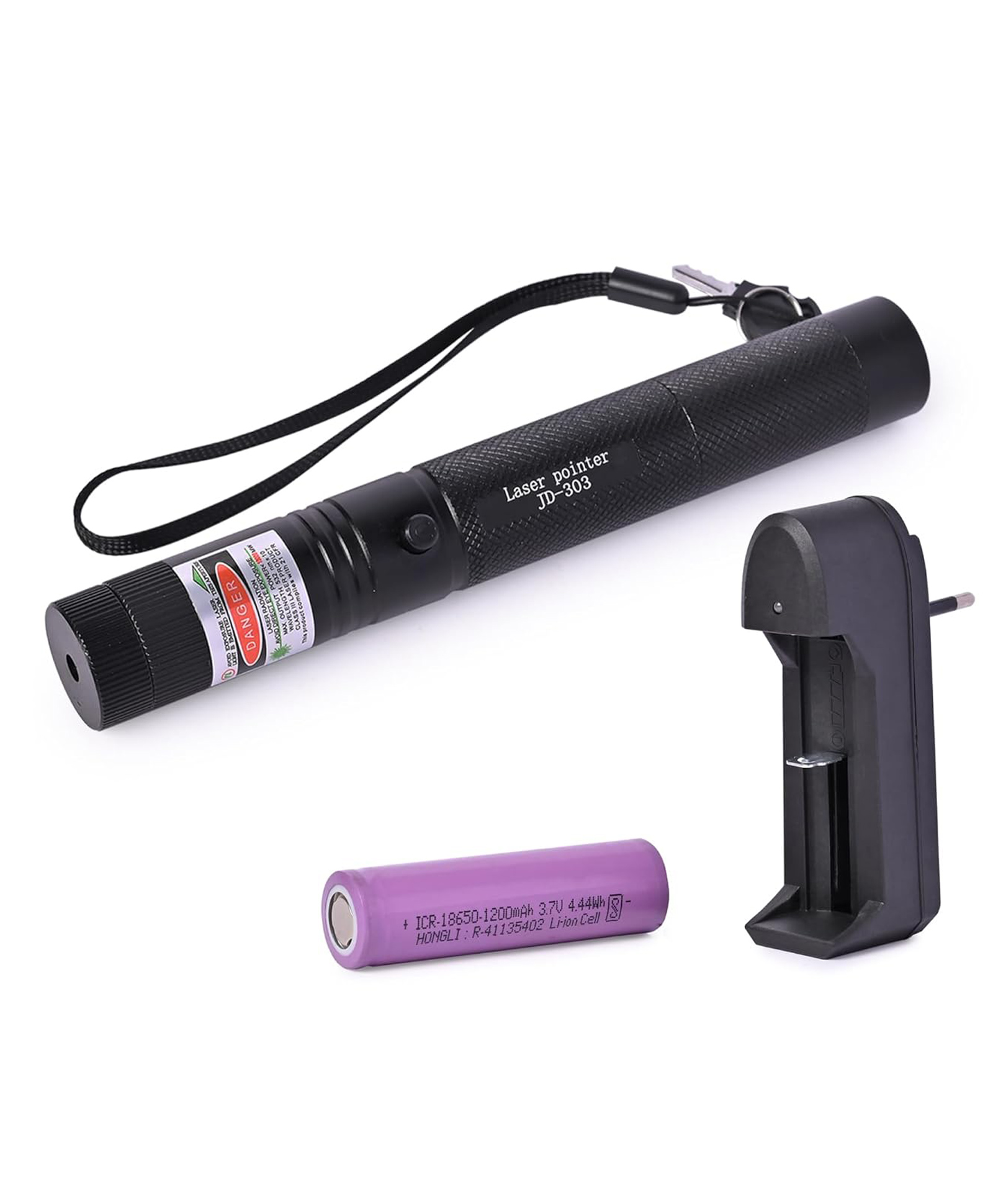 Sanjary Laser Light Green High Power Laser Presentations Pointers Adjustable Focus Flashlight USB Rechargeable 2000 Metres Long Range Strong color design may vary-image-5