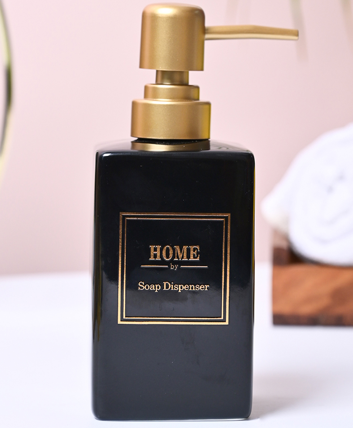 Voncasa Black Soap Dispenser (400 ml)-image-16