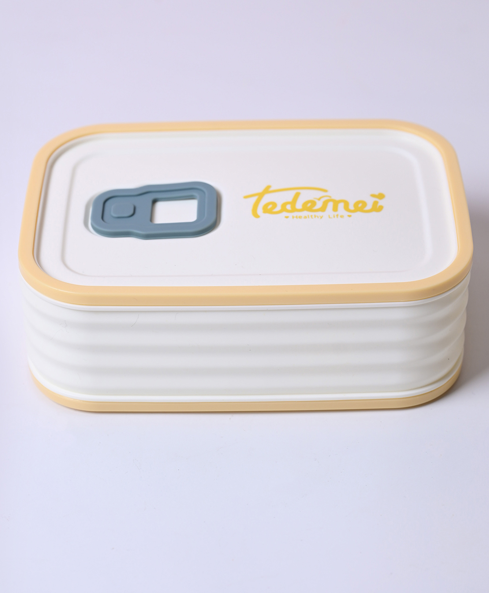 VONCASA Cream Rectangle Lunch Box - 580 ML-picture-13