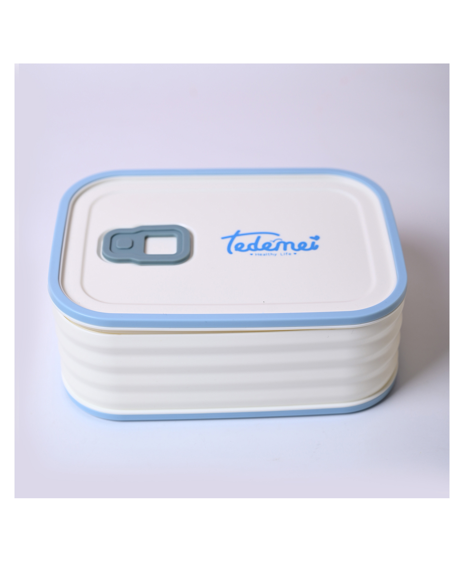 VONCASA Off-White Rectangle Lunch Box - 580 ml-image-30