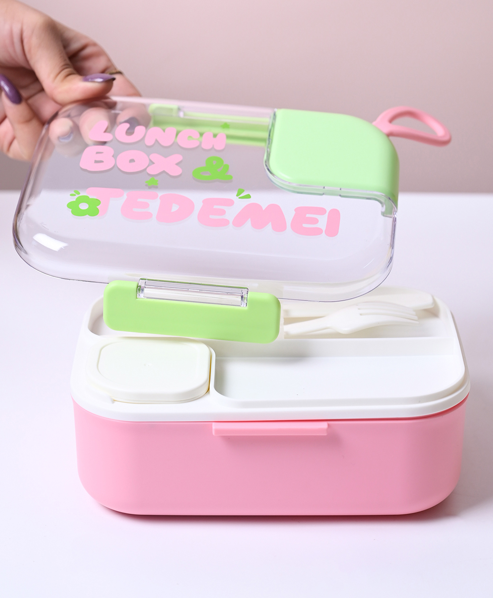 VONCASA Multi-Color Lunch Box Set - Playful and Practical-image-27
