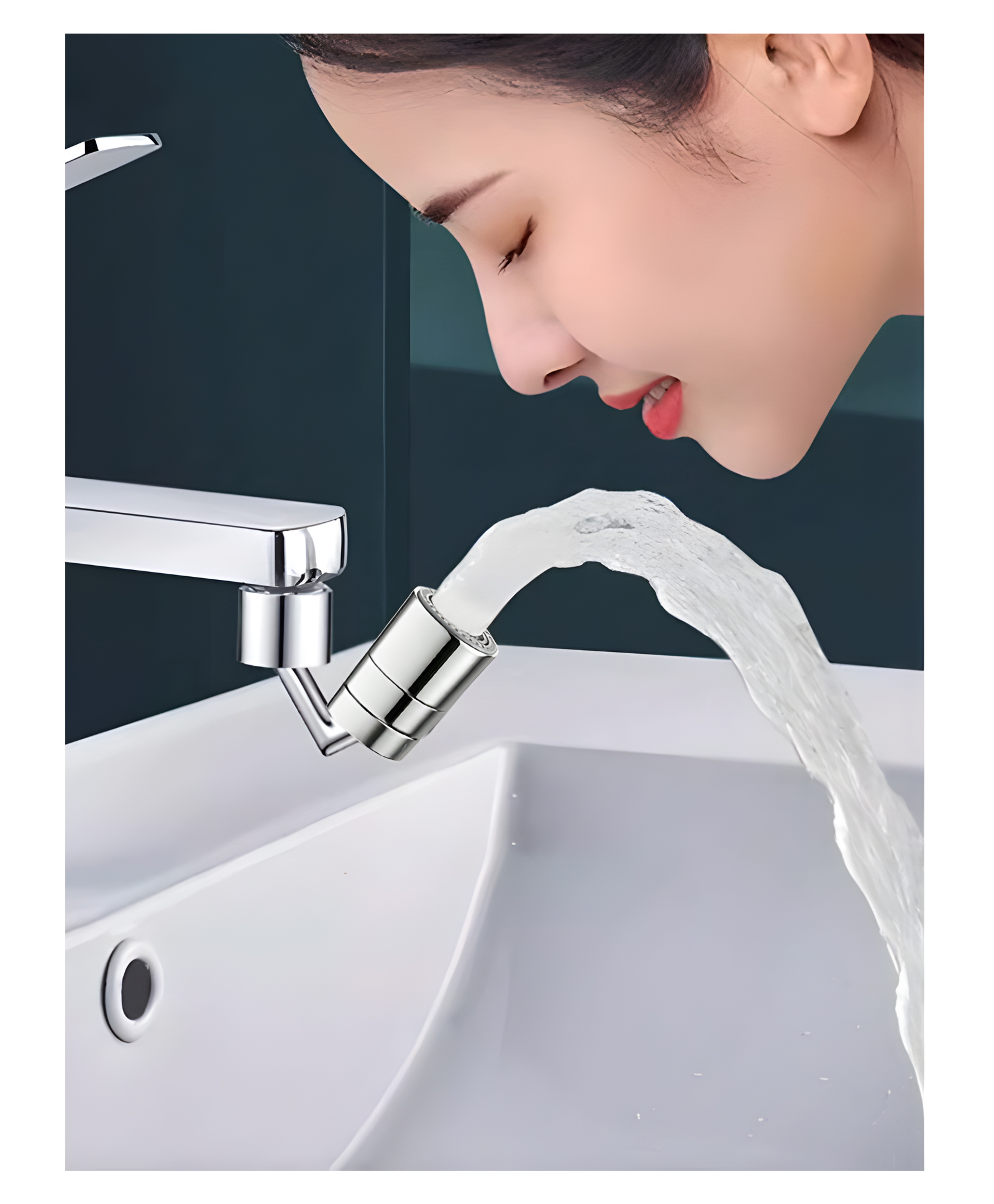 COZY VIBES Universal Splash Filter Faucet Sink Faucet Aerator Eye Wash Gargle Faucet Sprayer Head Female Suitable for Kitchen Bathroom Faucets - PACK OF 1 - COLOR MAY VARY-image-18