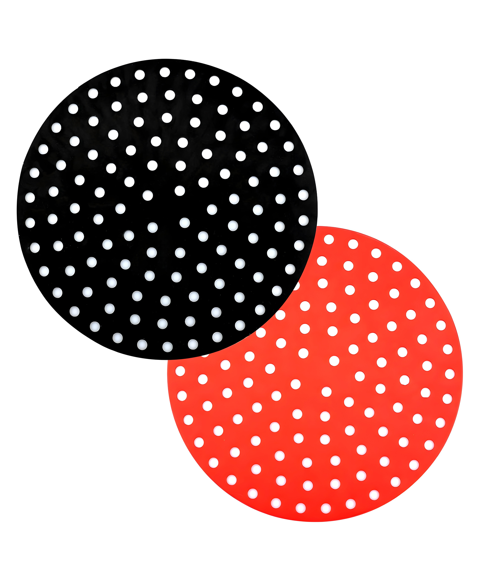 COZY VIBES 20cm Non-Stick Air Fryer Pads, Air Fryer Silicone Mat, Reusable Air Fryer Liners for Air Fryer Microwave Baking - PACK OF 1 - COLOR MAY VARY-image-4