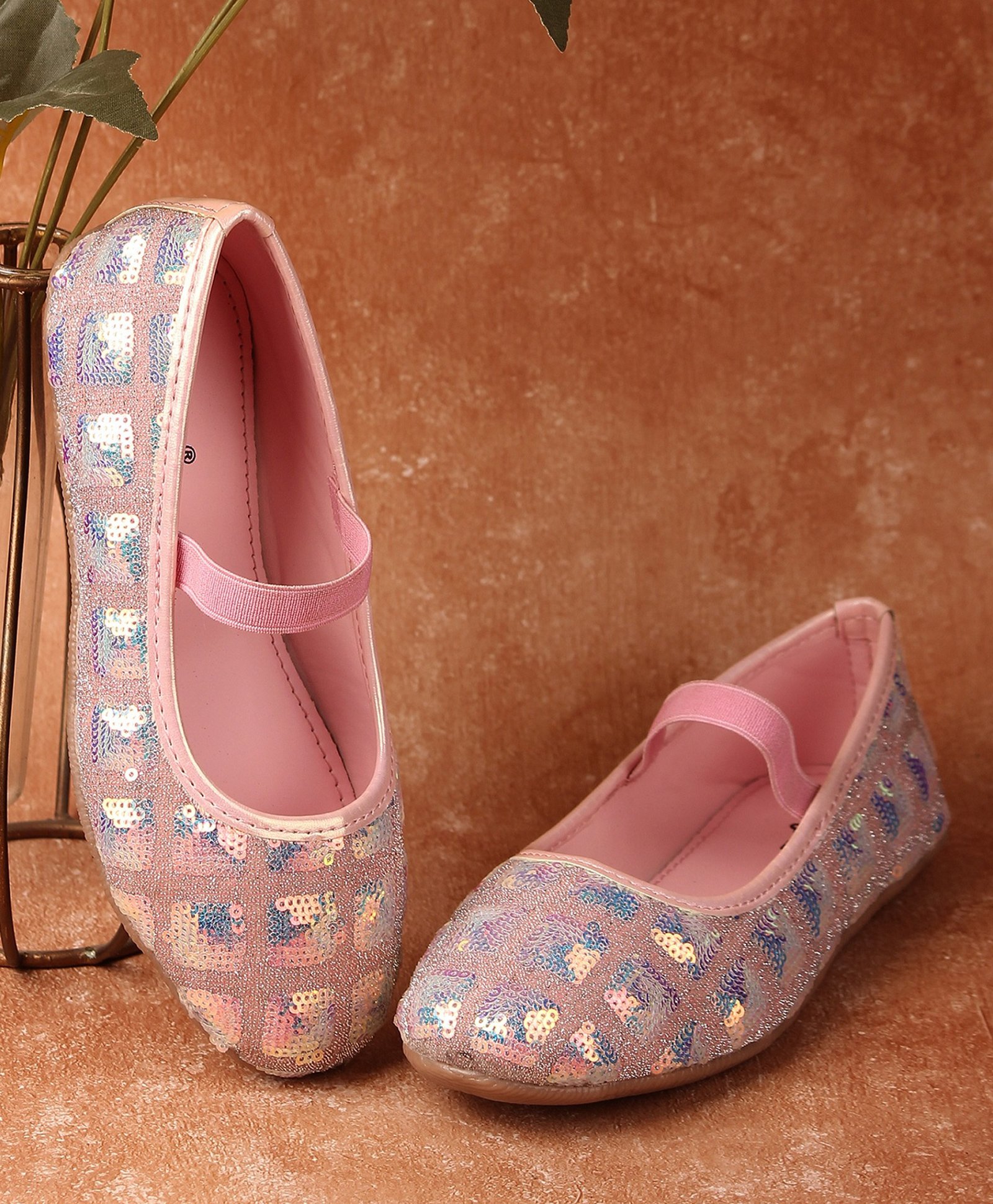 boyz n galz Sequin Embellished Ballerinas - Pink-image-21