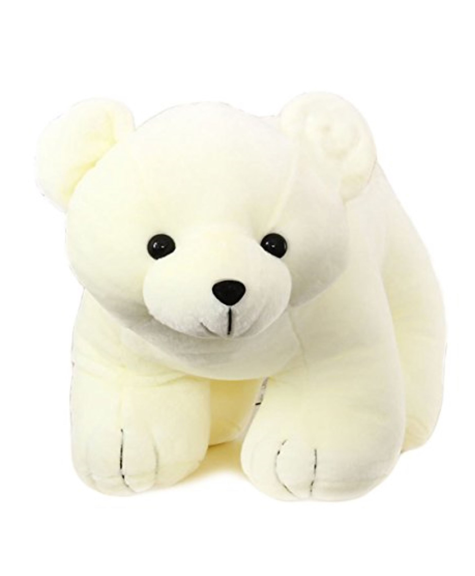 Tickles Polar Bear Stuffed Soft Plush Animal Toy for Kids Boys & Girls Birthday Gifts (Color: White Length 30 cm)-picture-15
