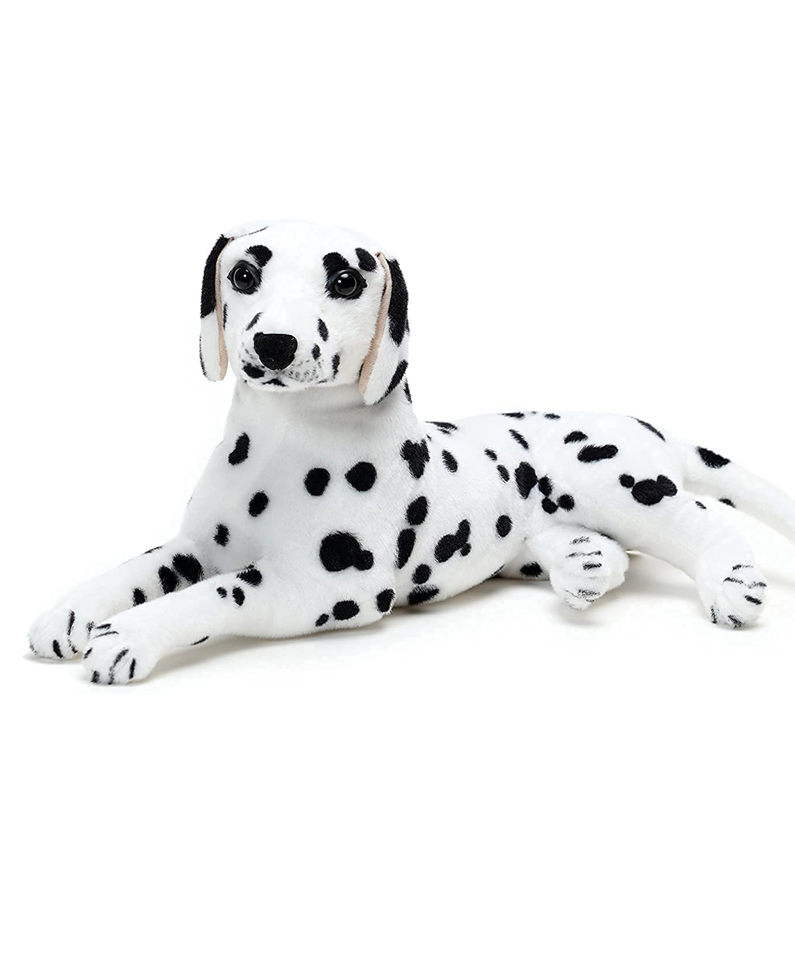 Tickles Soft Stuffed Plush Animal Dalmatian Dog Toy for Kids Boys & Girls (Length 38 cm Color: Black and White)-image-23