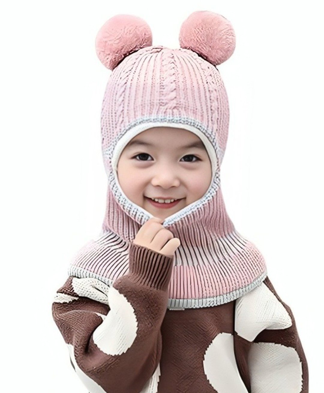 MOMISY Solid Soft Monkey Cap - Pink-image-21
