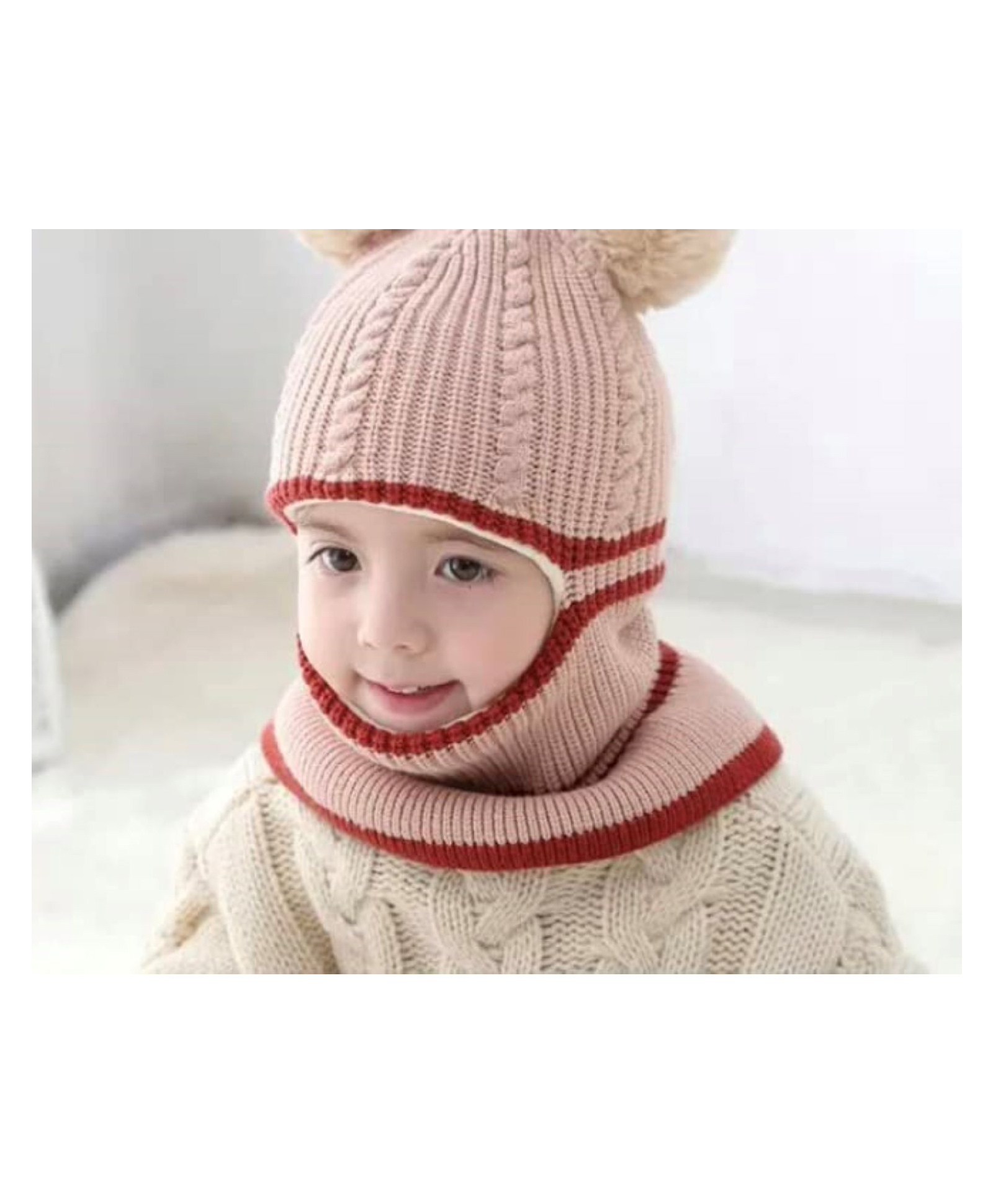 MOMISY Solid Soft Monkey Cap - Beige-image-44