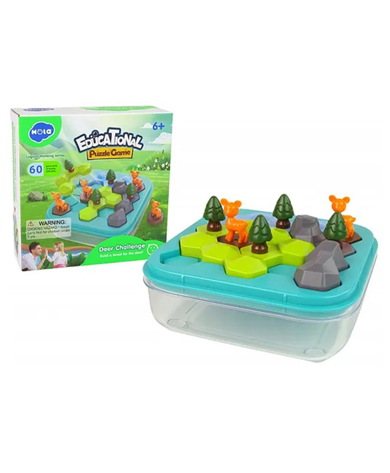 Azhari Deer Challenge Educational Puzzle Game For Kids Learning And Educational Toys With 60 Game Cards Of Varying Difficulties For Kids - Color May Vary-image-17