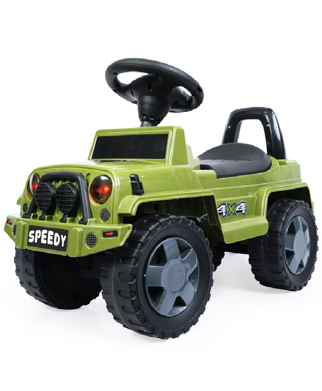 Joyride Speedy Hummer 4x4 Ride on Jeep for Kids | Push RideOn Toy Jeep with Music & Led Light with Backrest I Headlight|Seat Storage & Big Wheels for Kids 1 to 4 Years-picture-16