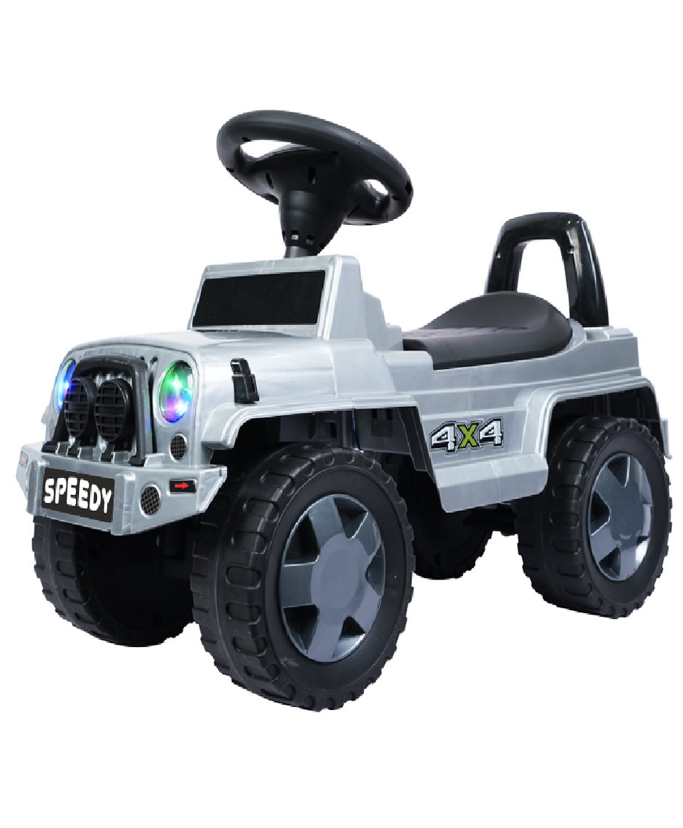 Joyride Speedy Hummer 4x4 Ride on Jeep for Kids | Push RideOn Toy Jeep with Music & Led Light with Backrest I Headlight|Seat Storage & Big Wheels for Kids 1 to 4 Years-picture-13
