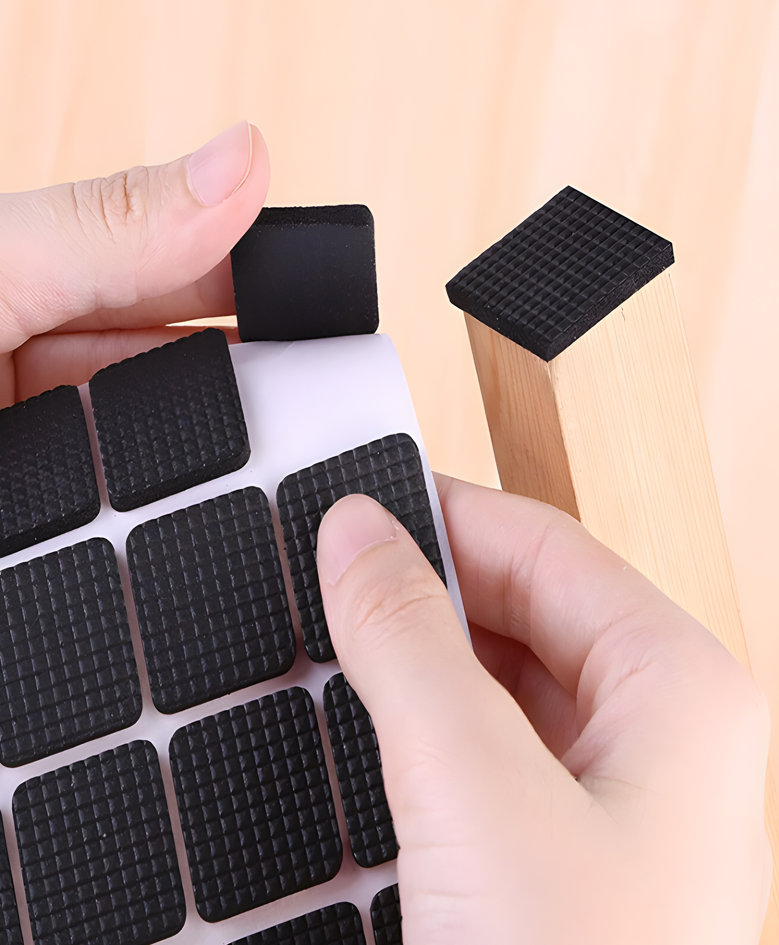 COZY VIBES Furniture Pads, 16Pcs Premium Self Adhesive Furniture Pads, Anti Scratch Floor Protectors for Furniture Legs and Hardwood Floors - PACK OF 1 - COLOR MAY VARY-image-1