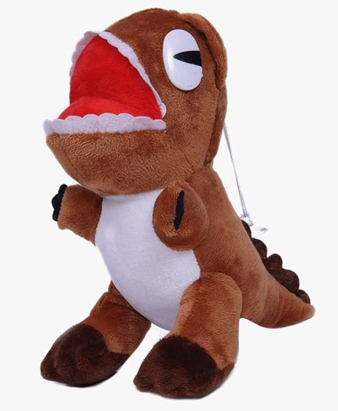 FunBlast Small Size Dinosaur Soft Toy for Kids Brown - Height 18 cm-image-10