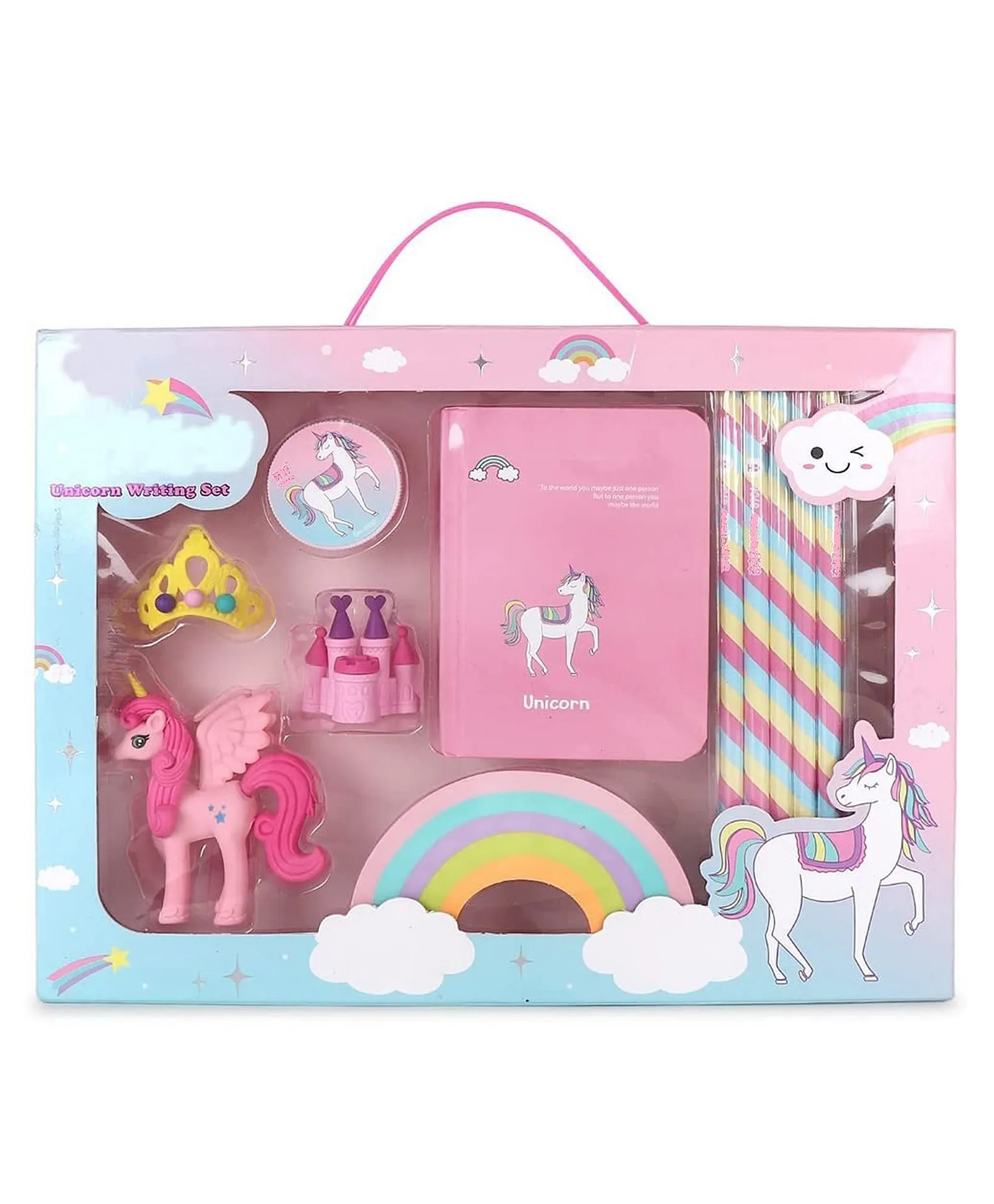 Comercio Unicorn Stationery Set - Pink-picture-27