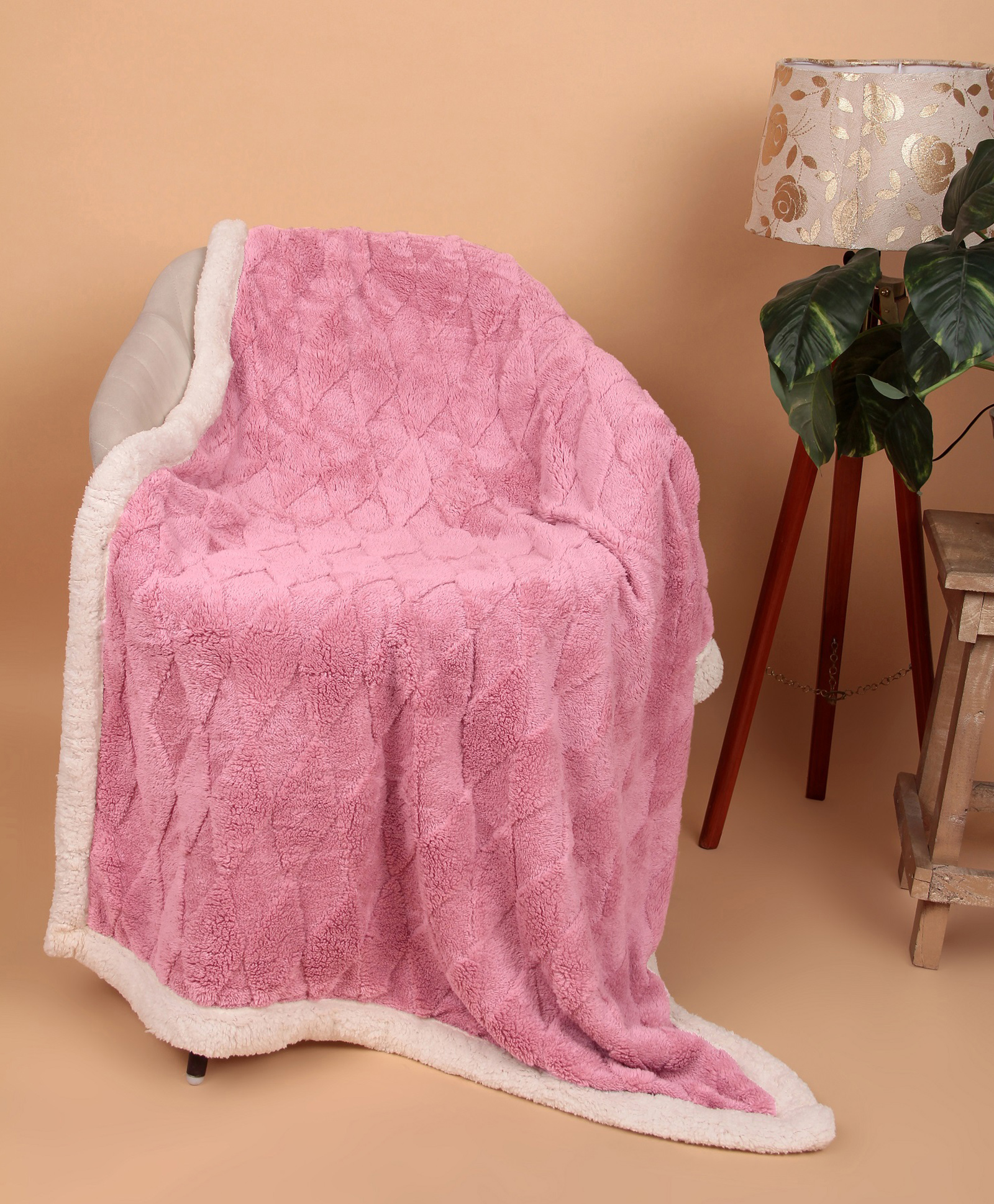 Butterthief Cozy Super Soft Warm Double Layered Kids Sherpa Blanket - Pink-image-11